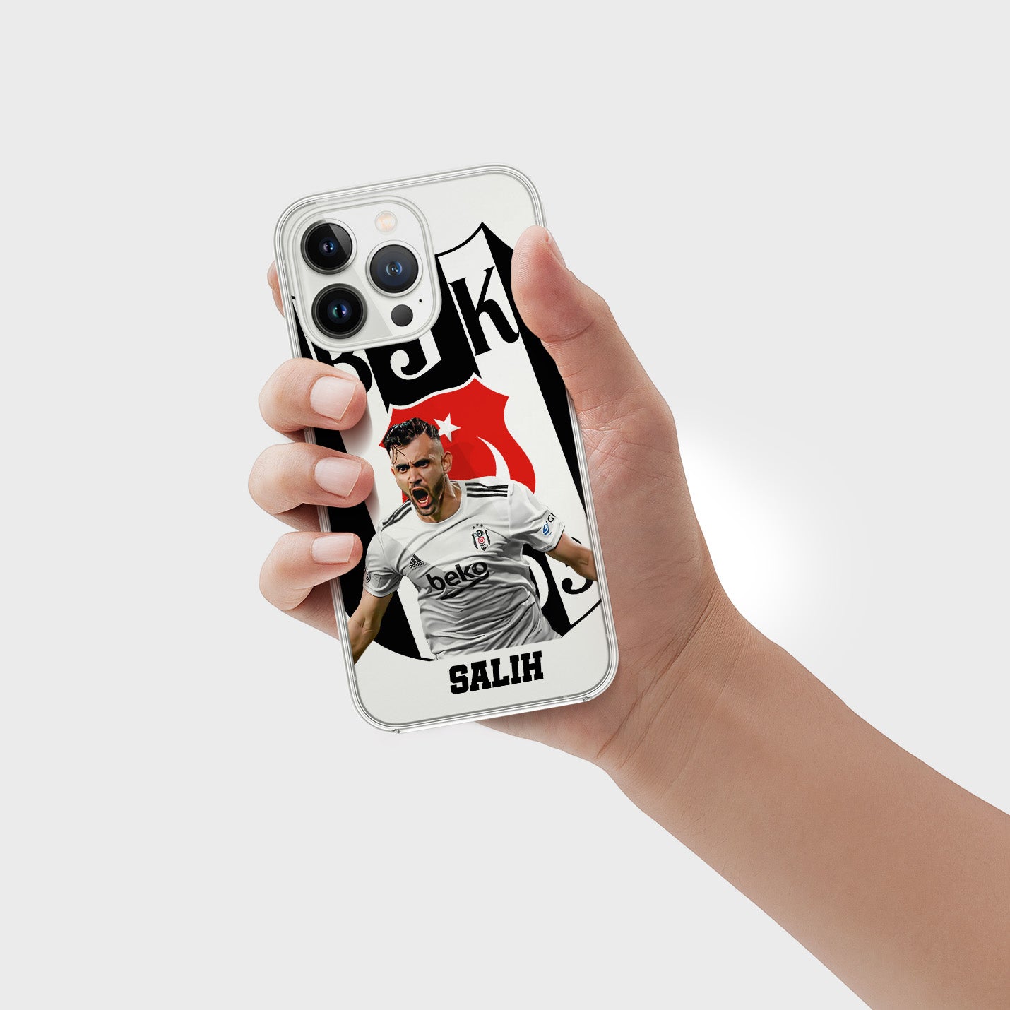 Rachid Ghezzal Beşiktaş Handyhülle mit Name - 1instaphone