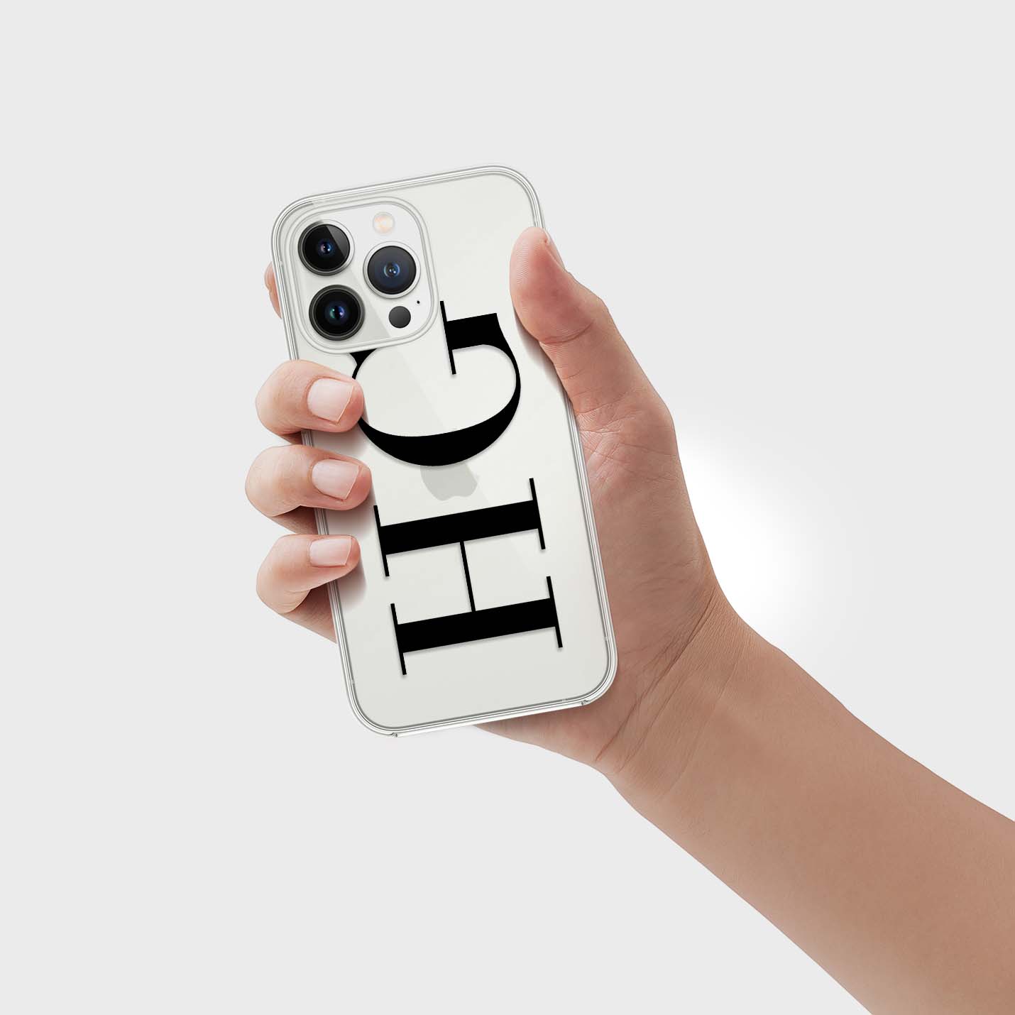 Personalisierte Handyhülle mit Buchstaben 3D - 1instaphone