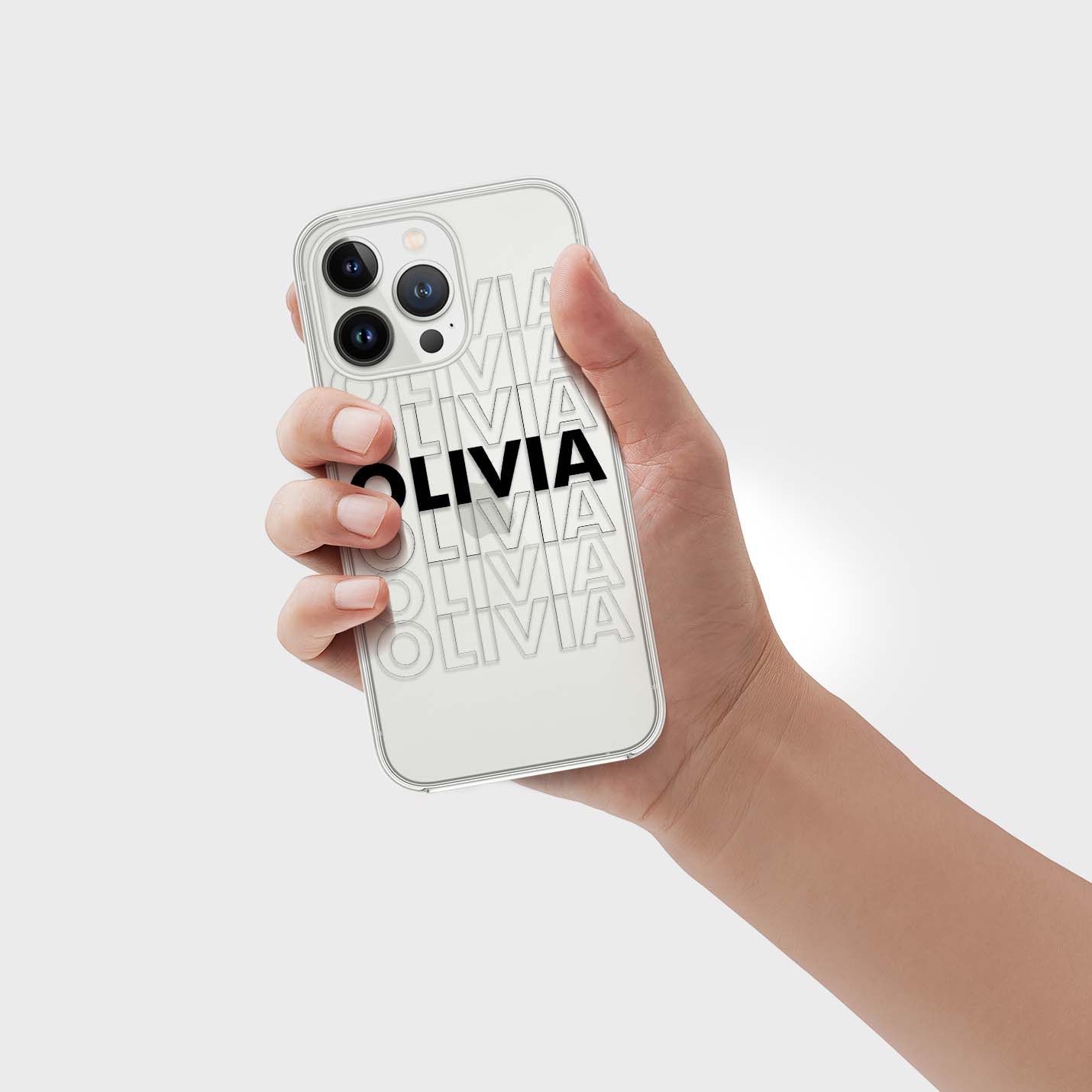 Personalisierte Handyhülle mit Name 3D - 1instaphone