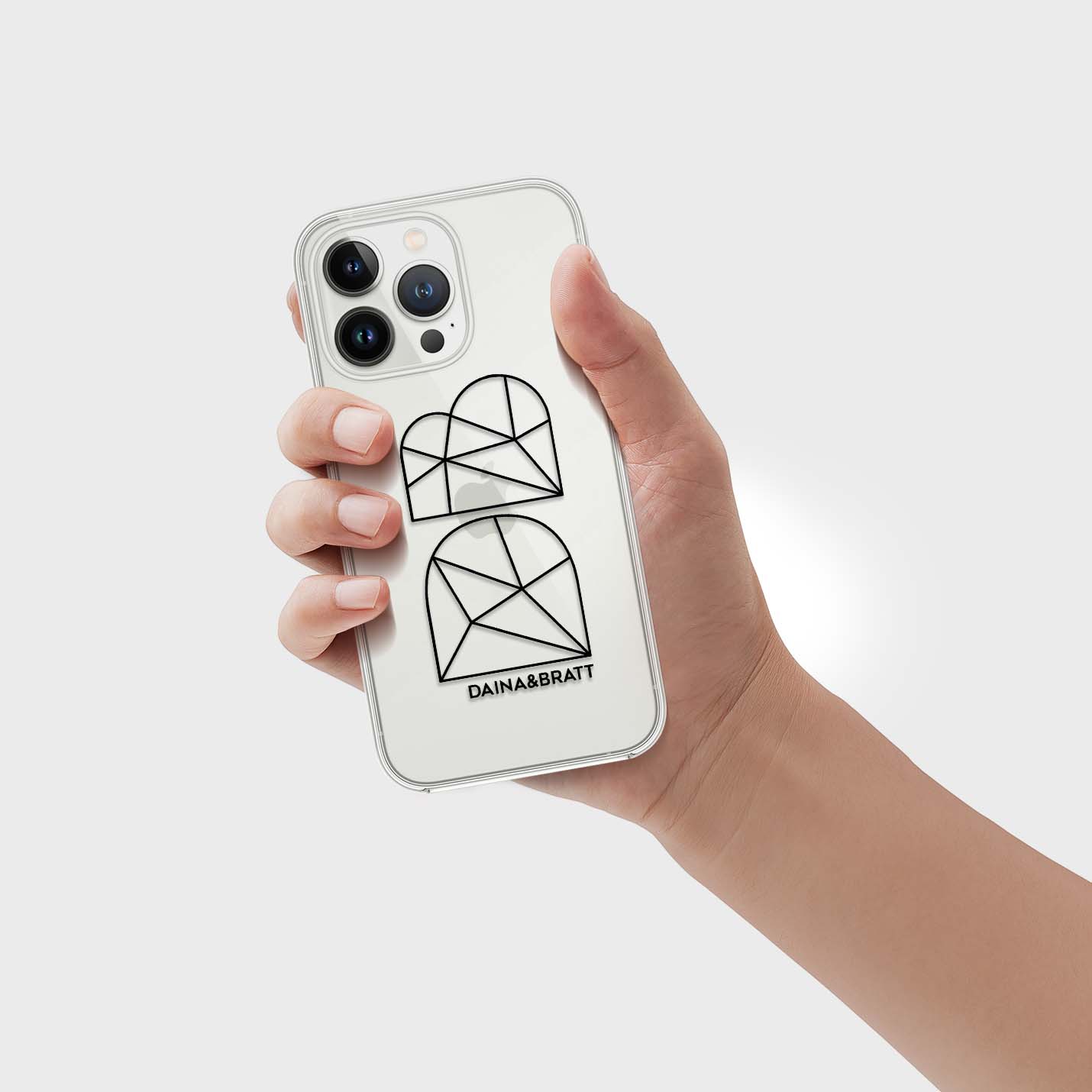 Personalisierte 3D Couple Handyhülle - 1instaphone