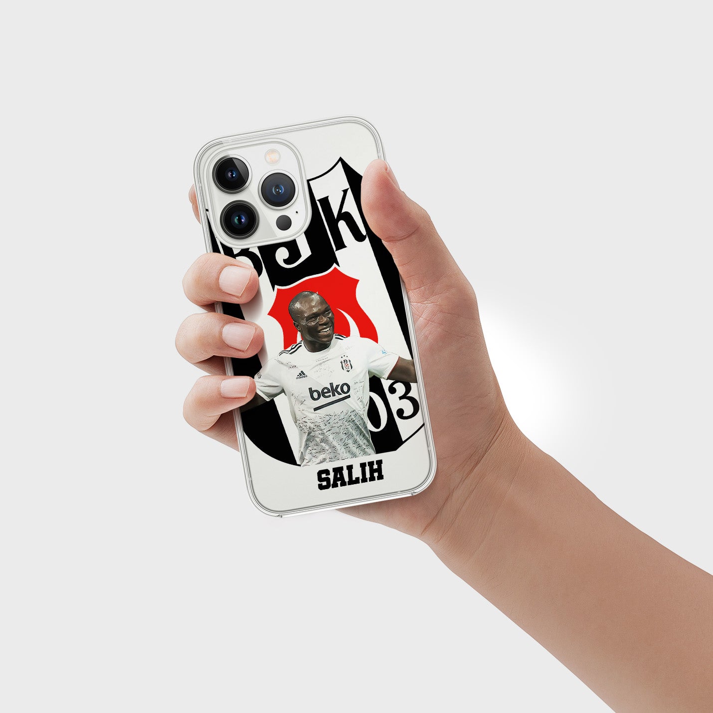 Vincent Aboubakar Beşiktaş Handyhülle mit Name - 1instaphone