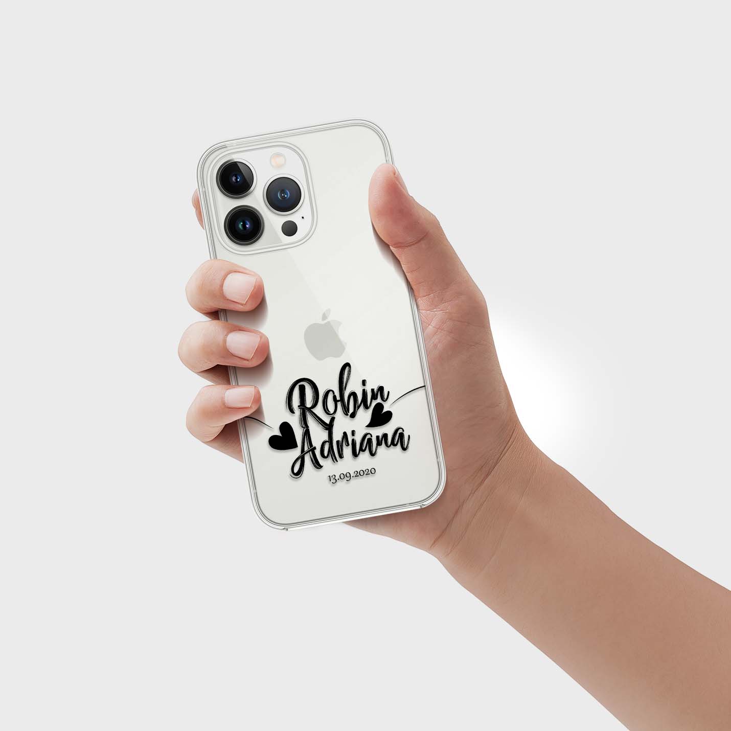 Personalisierte 3D Couple Elegant Handyhülle - 1instaphone