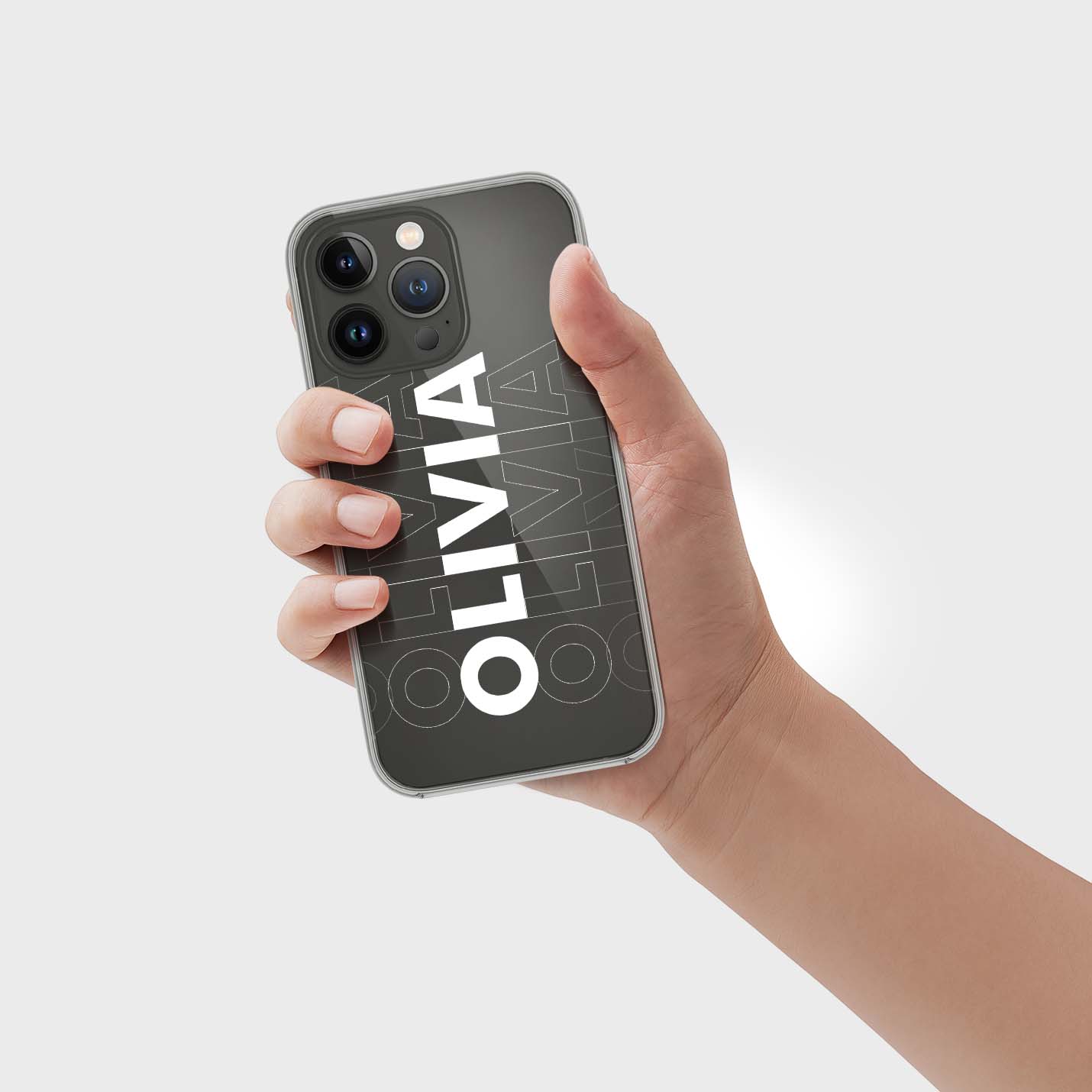 Personalisierte Handyhülle mit Name 3D - 1instaphone