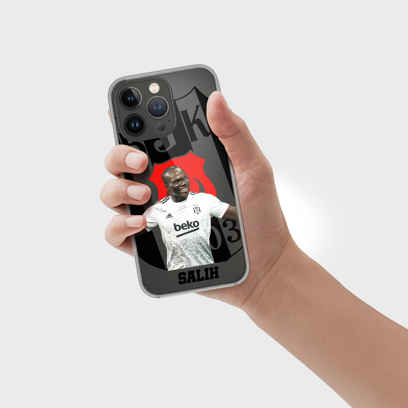 Vincent Aboubakar Beşiktaş Handyhülle mit Name - 1instaphone