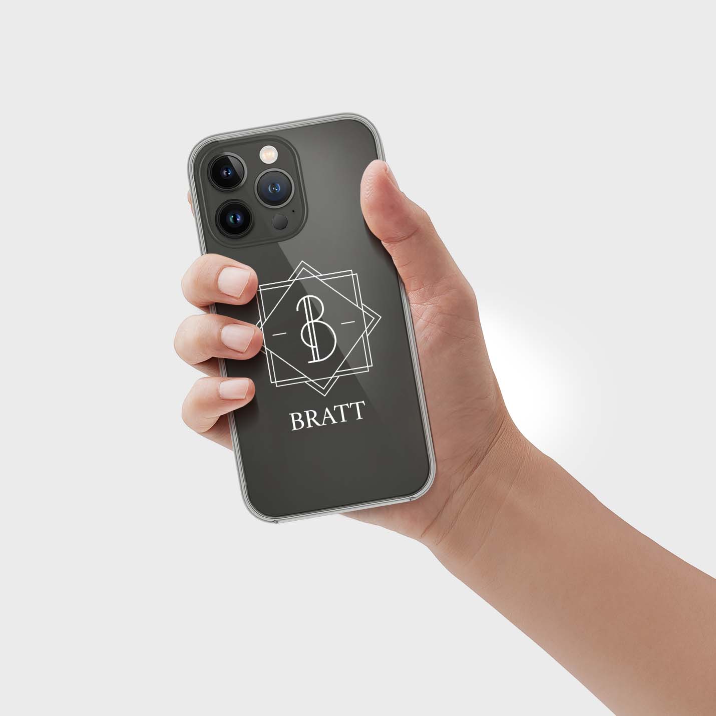 Personalisierte Handyhülle mit Name 3D - 1instaphone