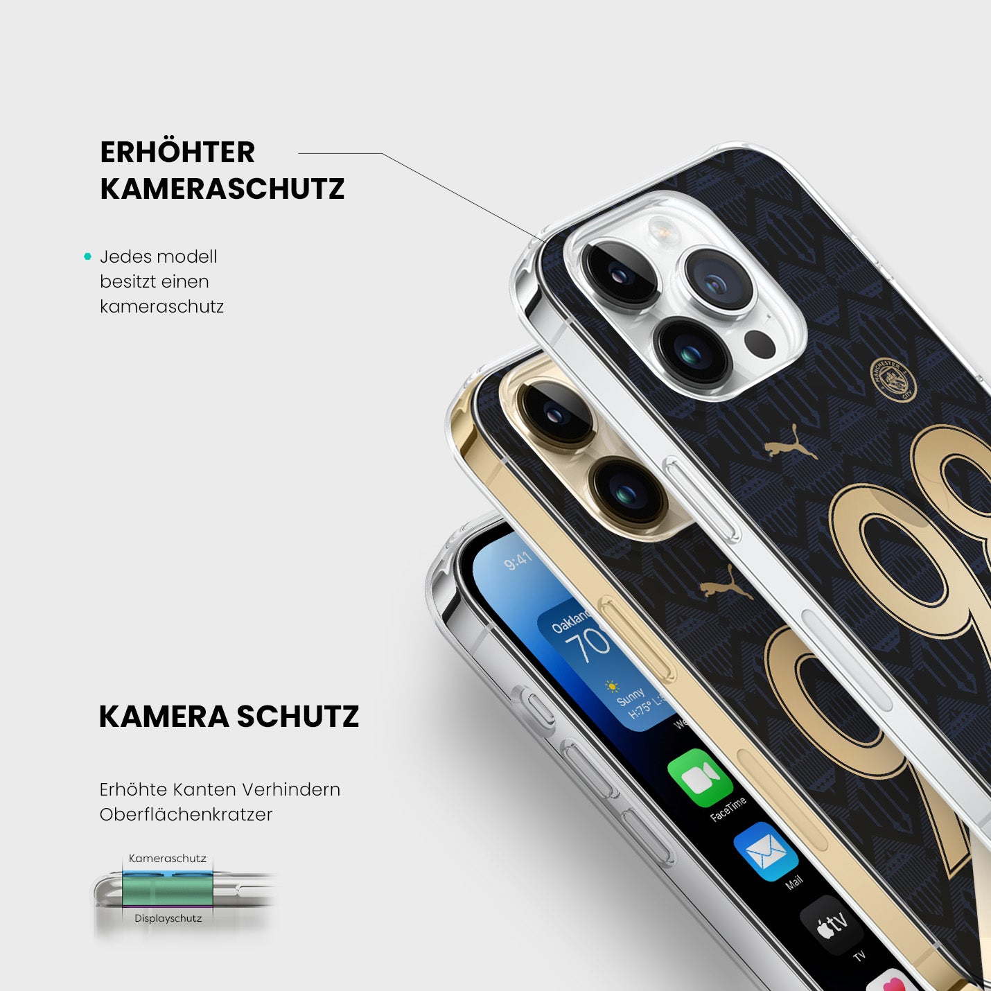 Personalisierte Manchester City Handyhülle - 1instaphone