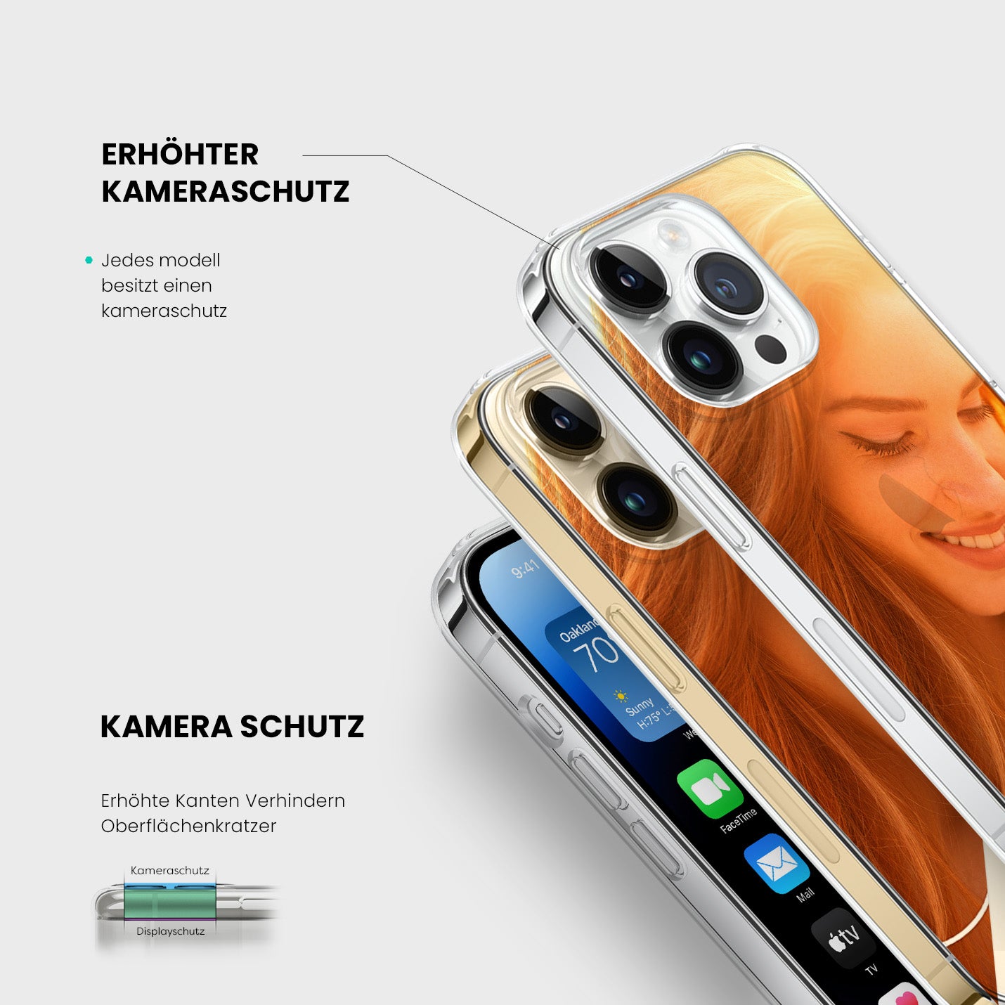 Handyhüllen mit Wunschfoto und Name - 1instaphone