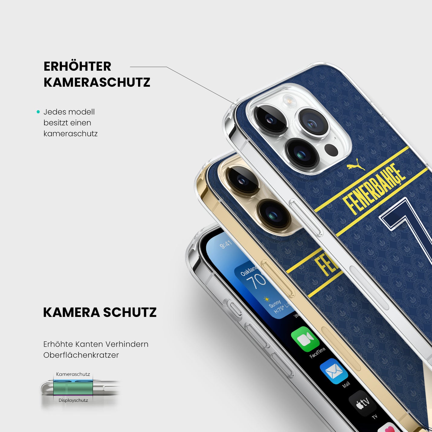 Personalisierte Fenerbahçe Handyhülle - 1instaphone