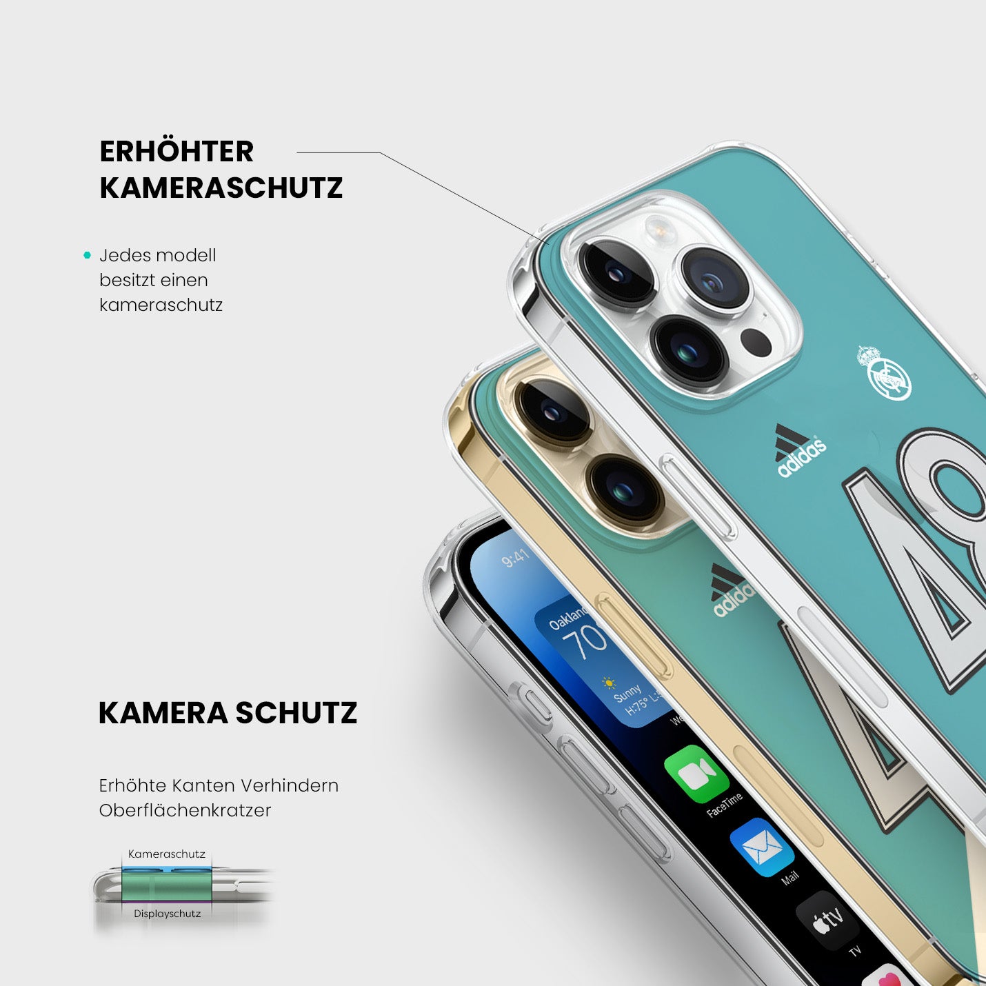 Personalisierte Real Madrid Handyhülle - 1instaphone