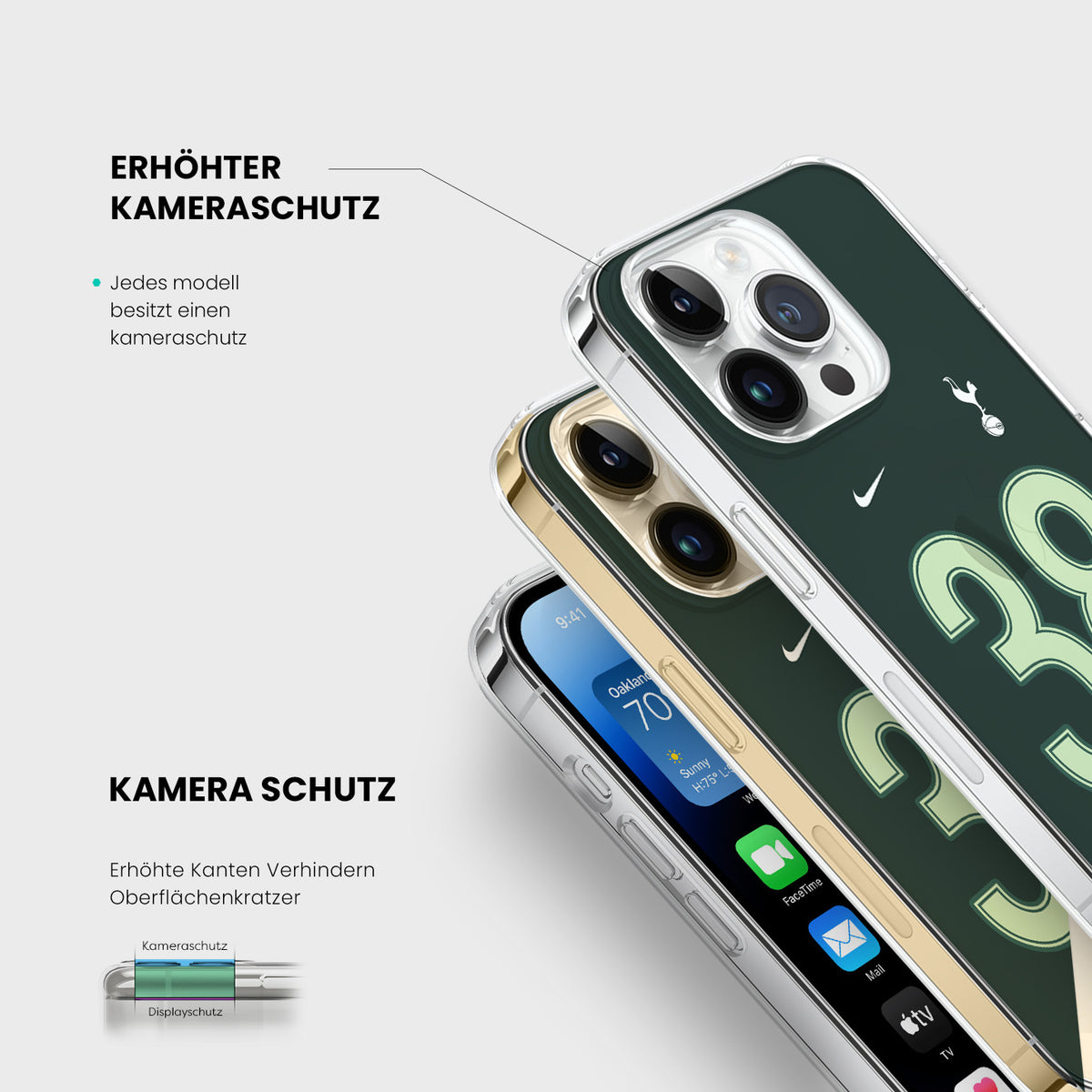 Personalisierte Tottenham Hotspur Handyhülle - 1instaphone