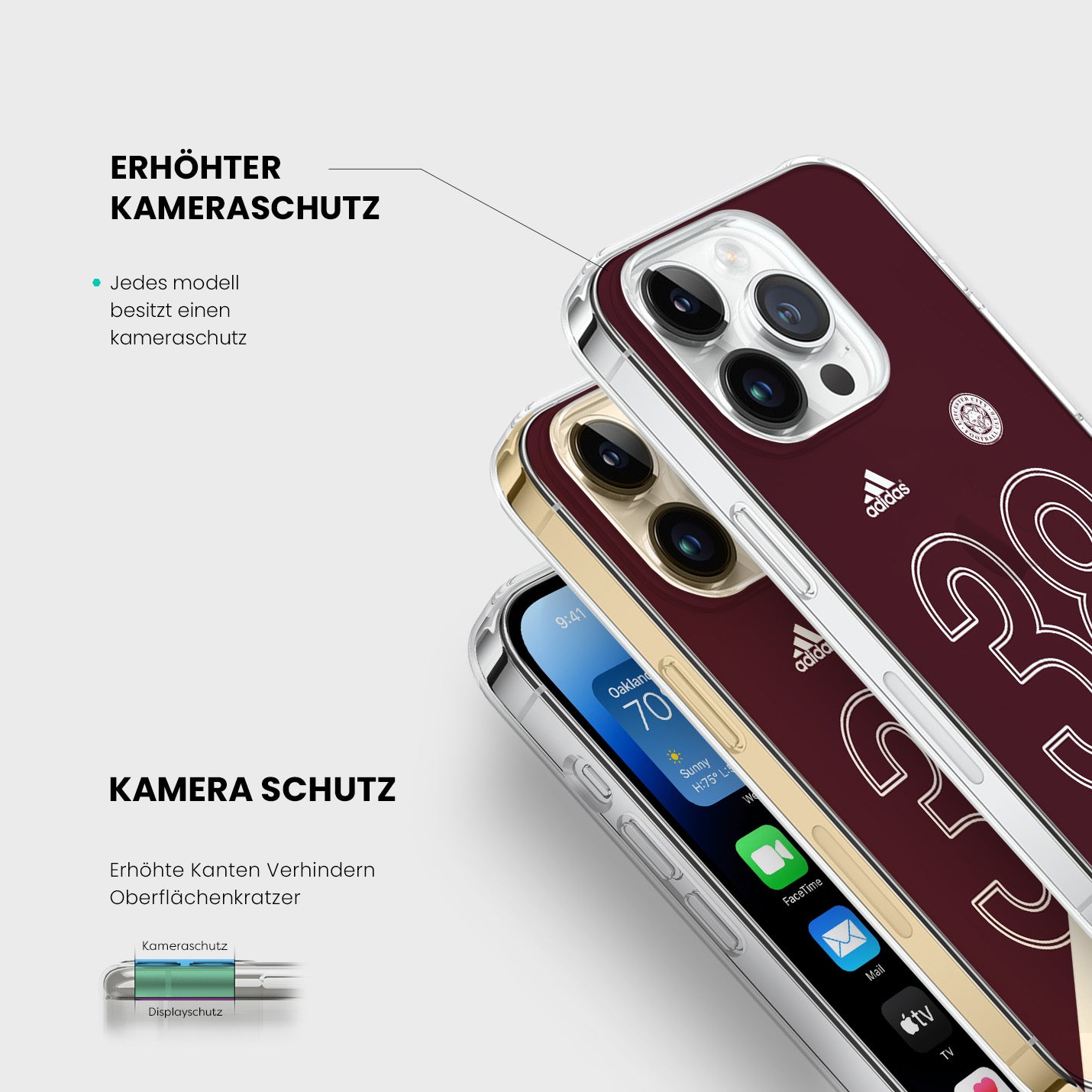 Personalisierte Leicester City Handyhülle - 1instaphone