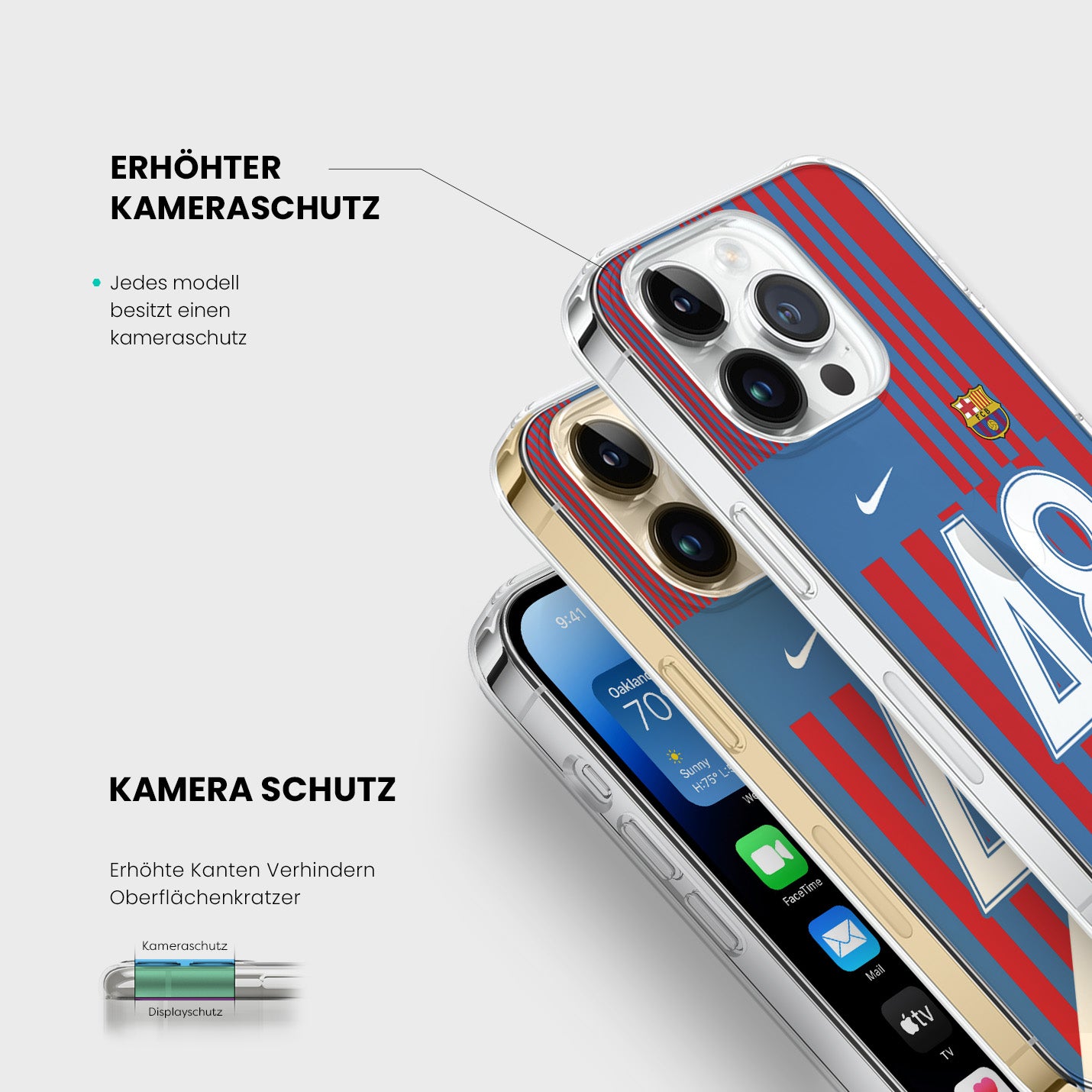 Personalisierte Barcelona Handyhülle - 1instaphone