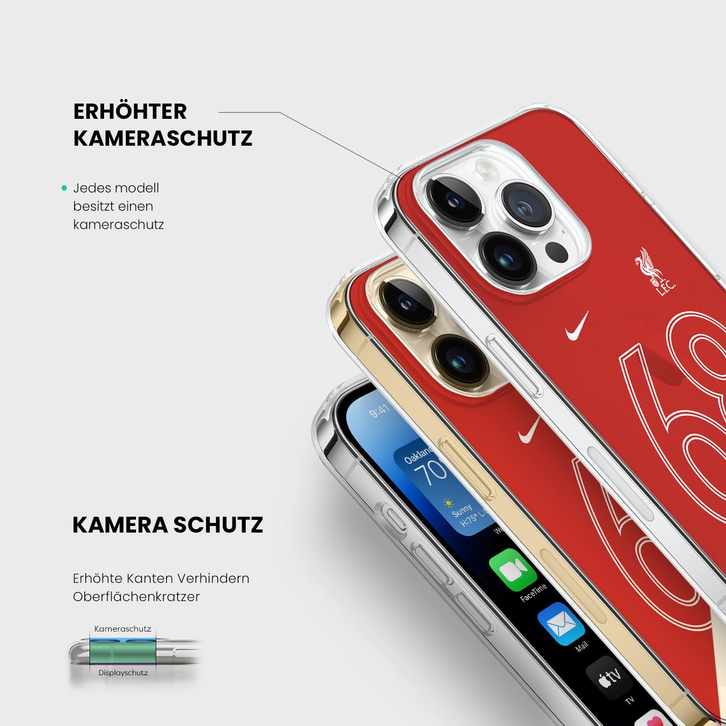 Personalisierte Liverpool Handyhülle - 1instaphone