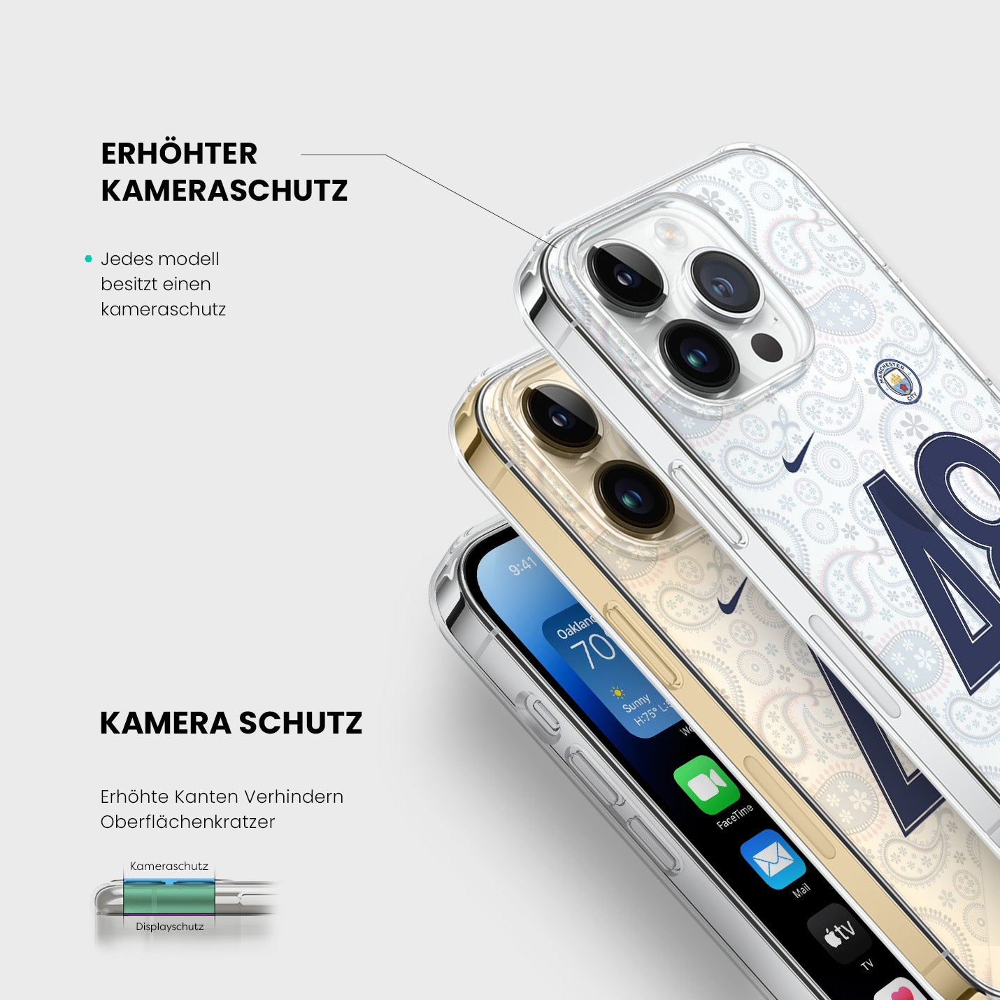 Personalisierte Manchester City Handyhülle - 1instaphone