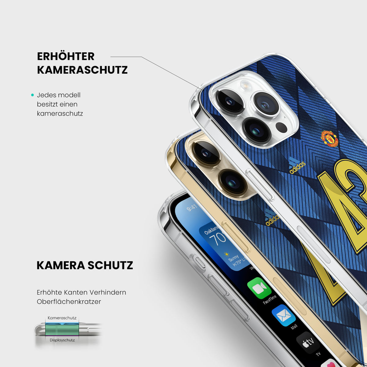 Personalisierte Manchester United Handyhülle - 1instaphone
