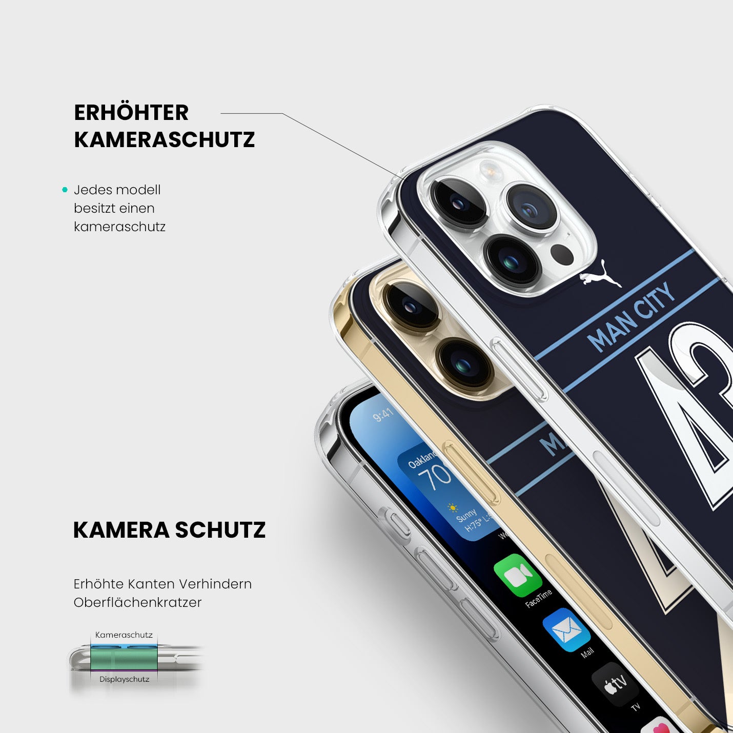 Personalisierte Manchester City Handyhülle - 1instaphone