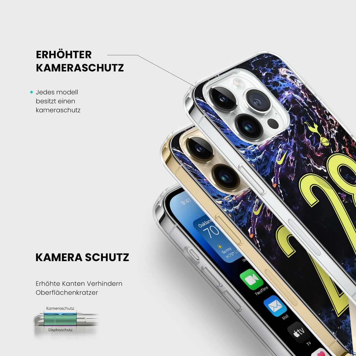 Personalisierte Tottenham Hotspur Handyhülle - 1instaphone
