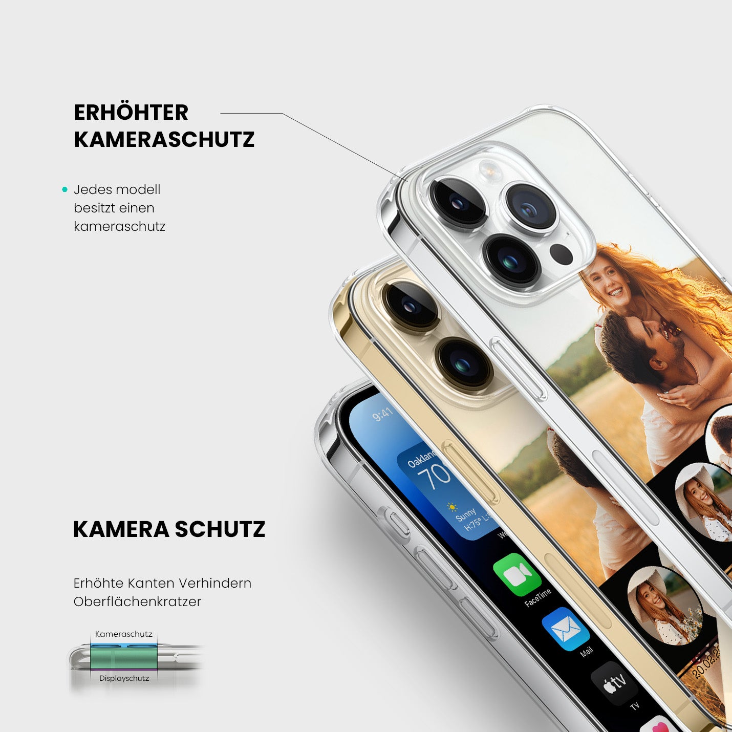 Handyhüllen mit Wunschfoto und Text Collection - 1instaphone