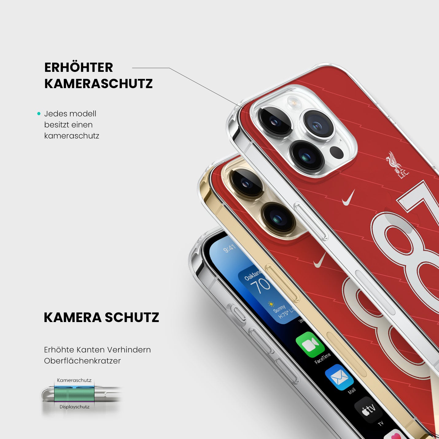 Personalisierte Liverpool Handyhülle - 1instaphone