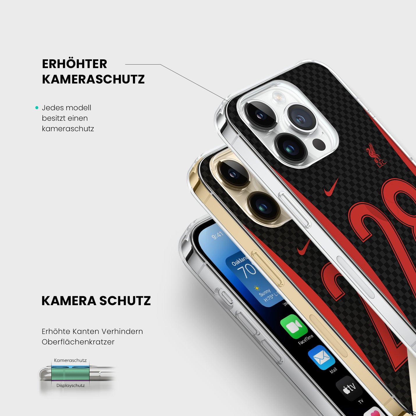 Personalisierte Liverpool Handyhülle - 1instaphone