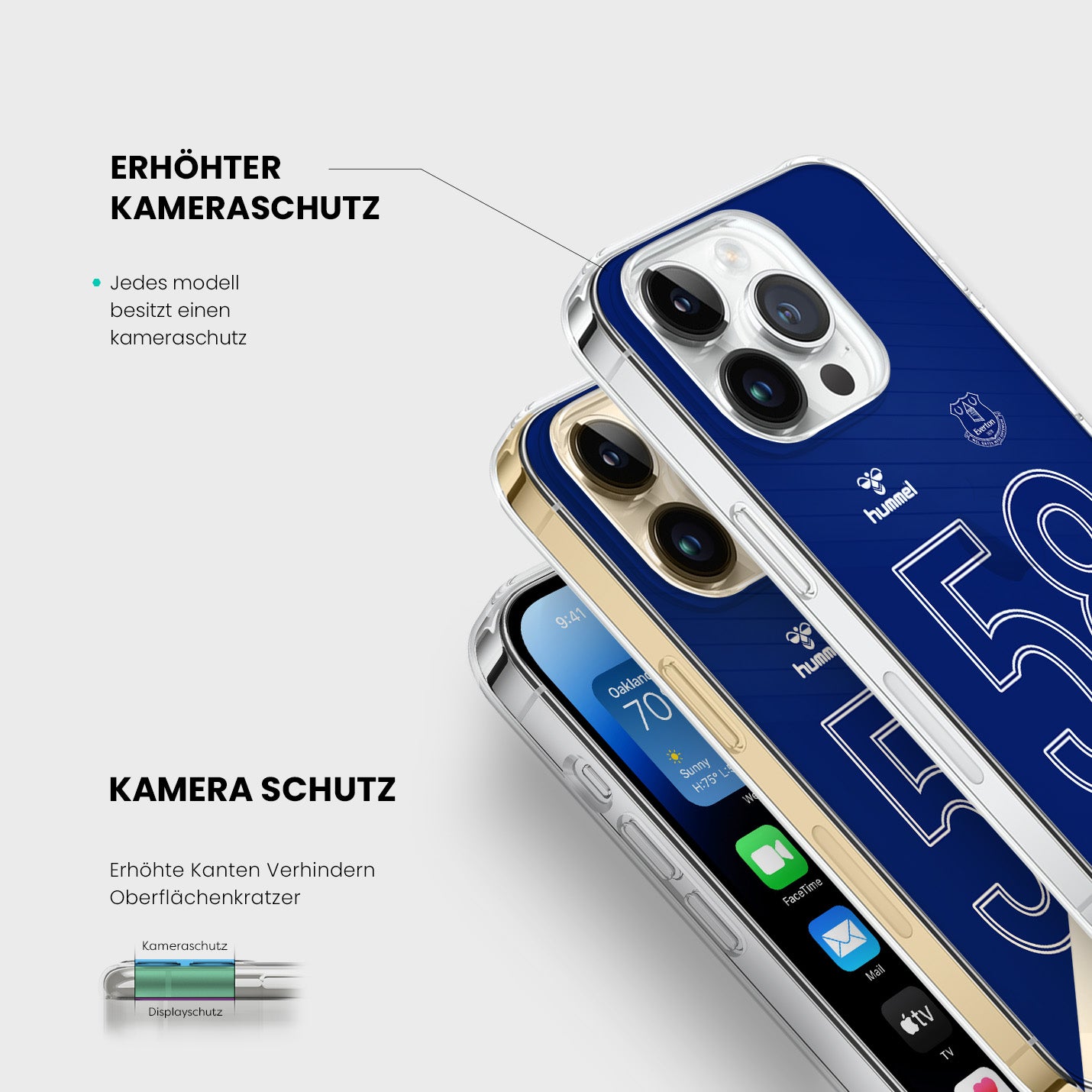 Personalisierte Everton Handyhülle - 1instaphone