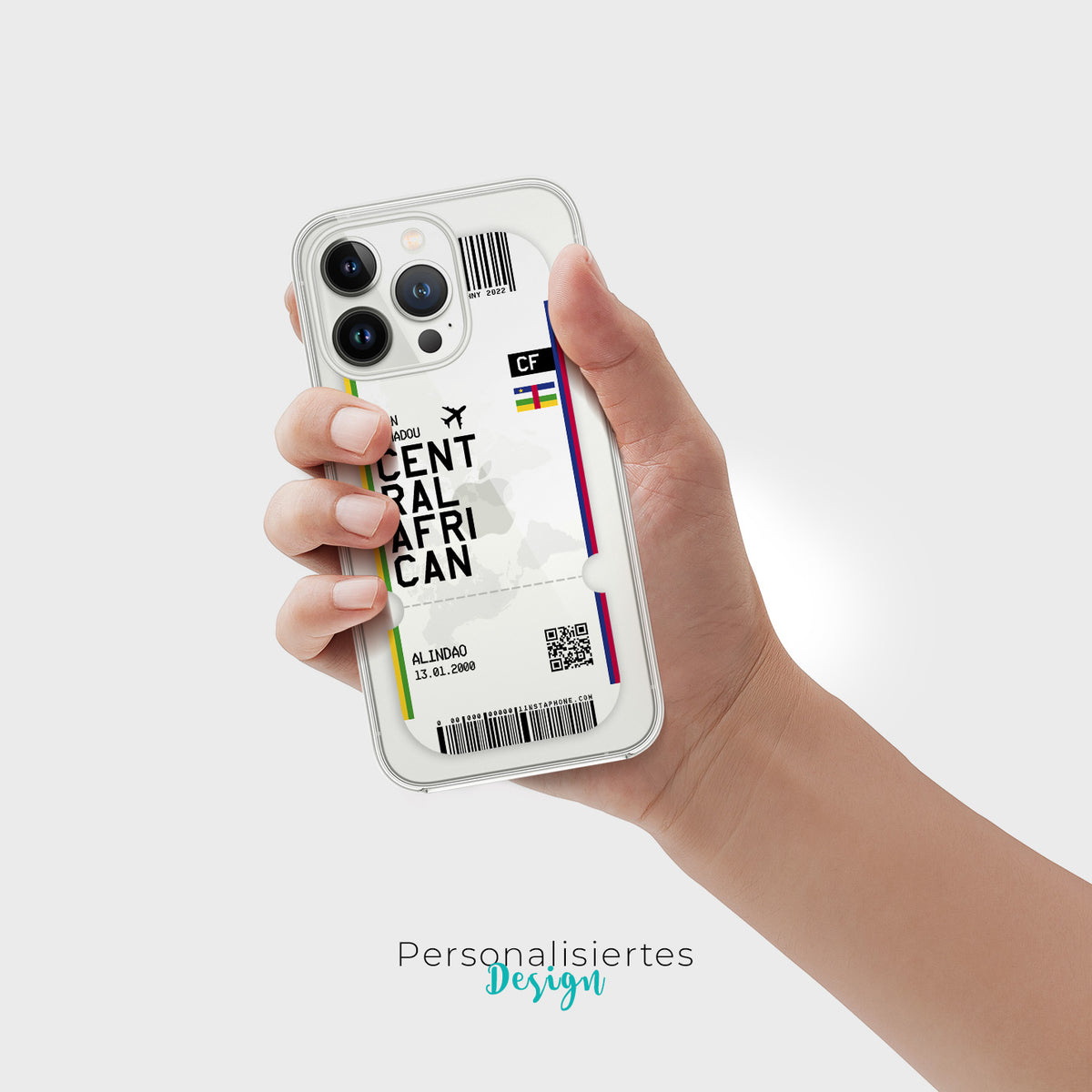 Handyhülle im Ticket Design - Afrika - 1instaphone
