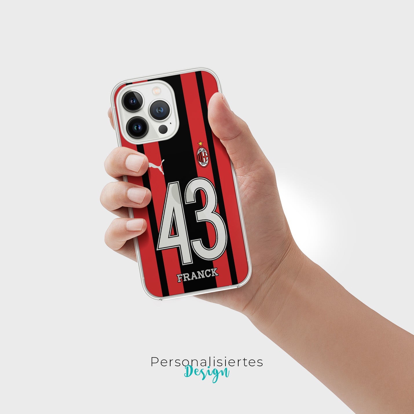 Personalisierte AC Milan Handyhülle - 1instaphone