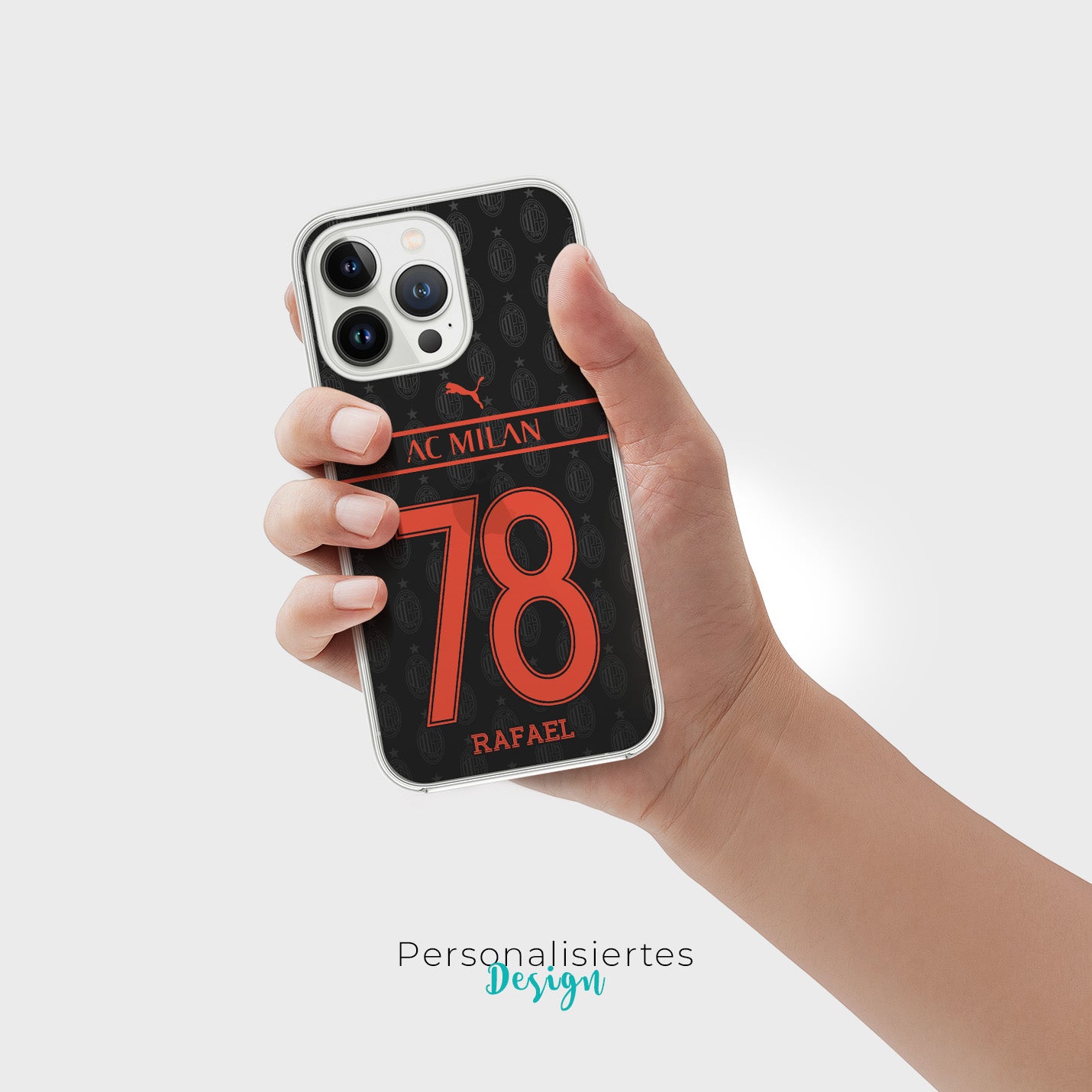 Personalisierte AC Milan Handyhülle - 1instaphone