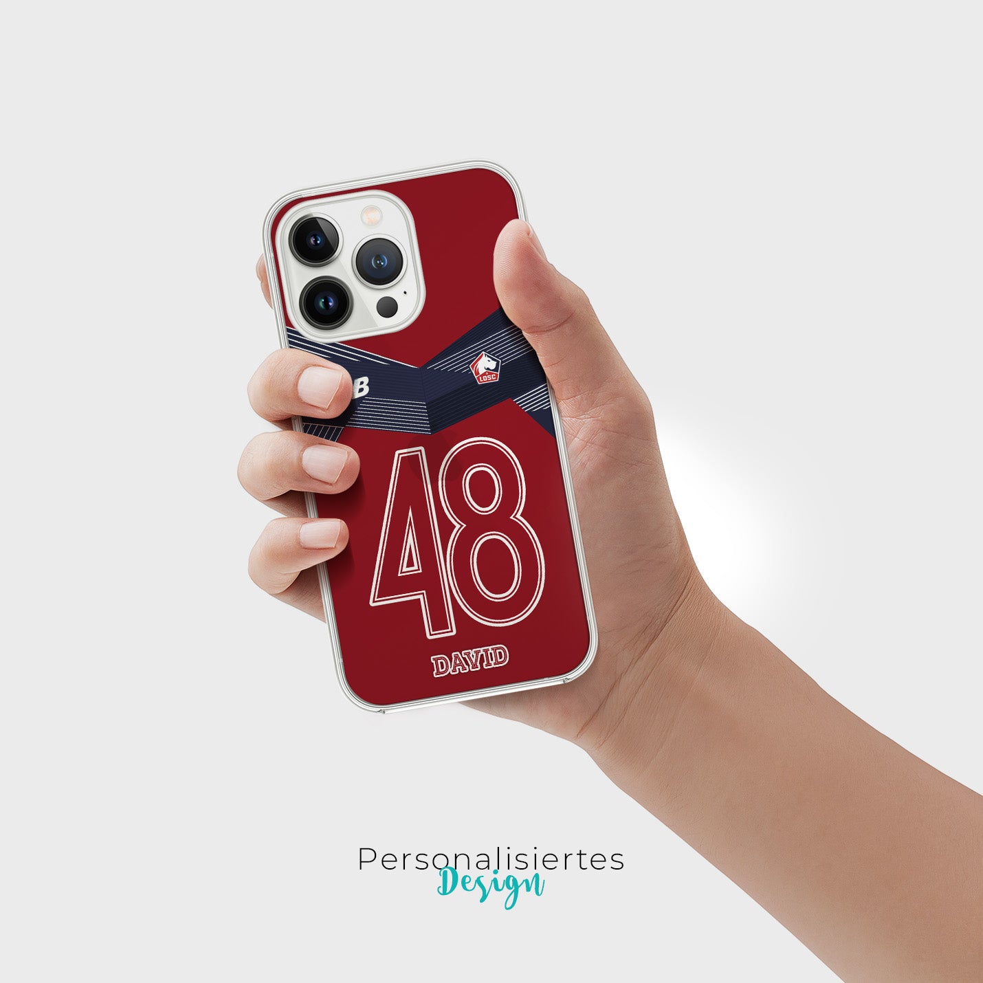 Personalisierte LOSC Lille Handyhülle - 1instaphone