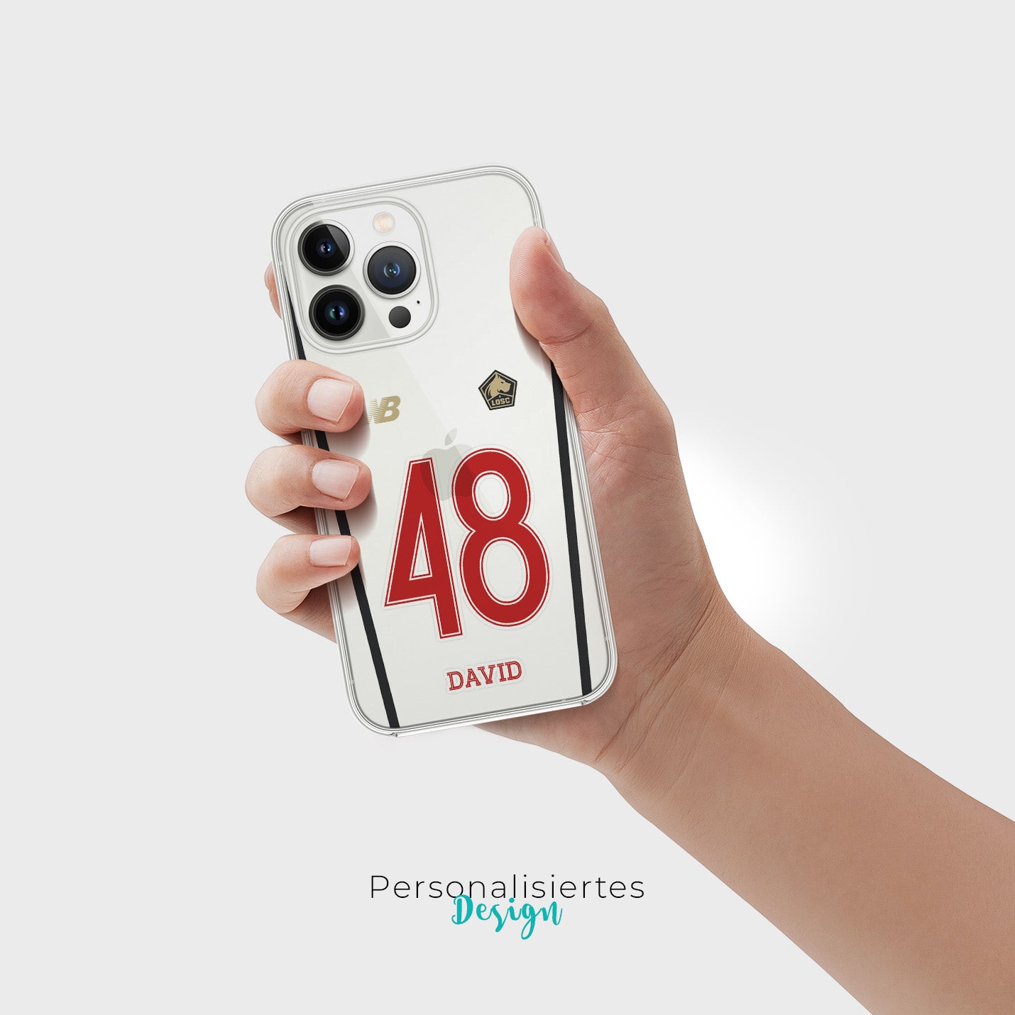 Personalisierte LOSC Lille Handyhülle - 1instaphone