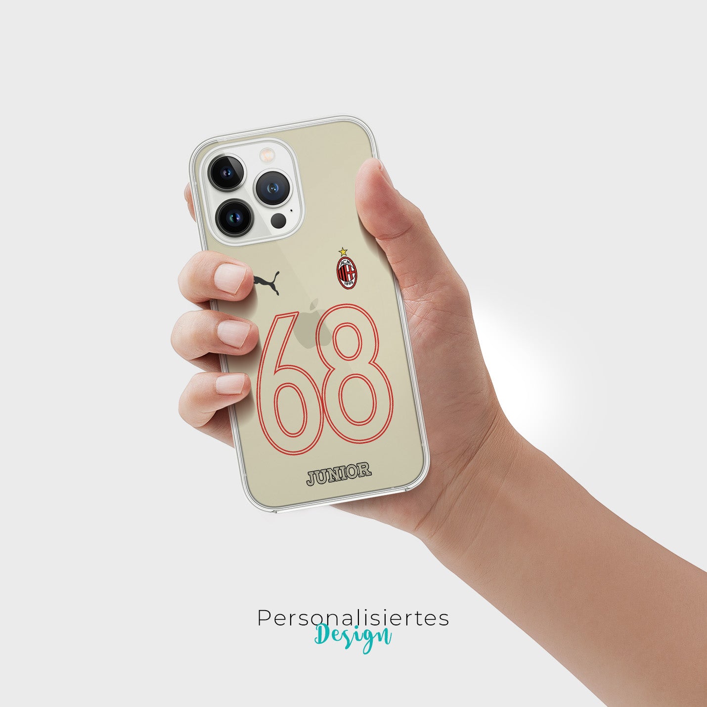 Personalisierte AC Milan Handyhülle - 1instaphone
