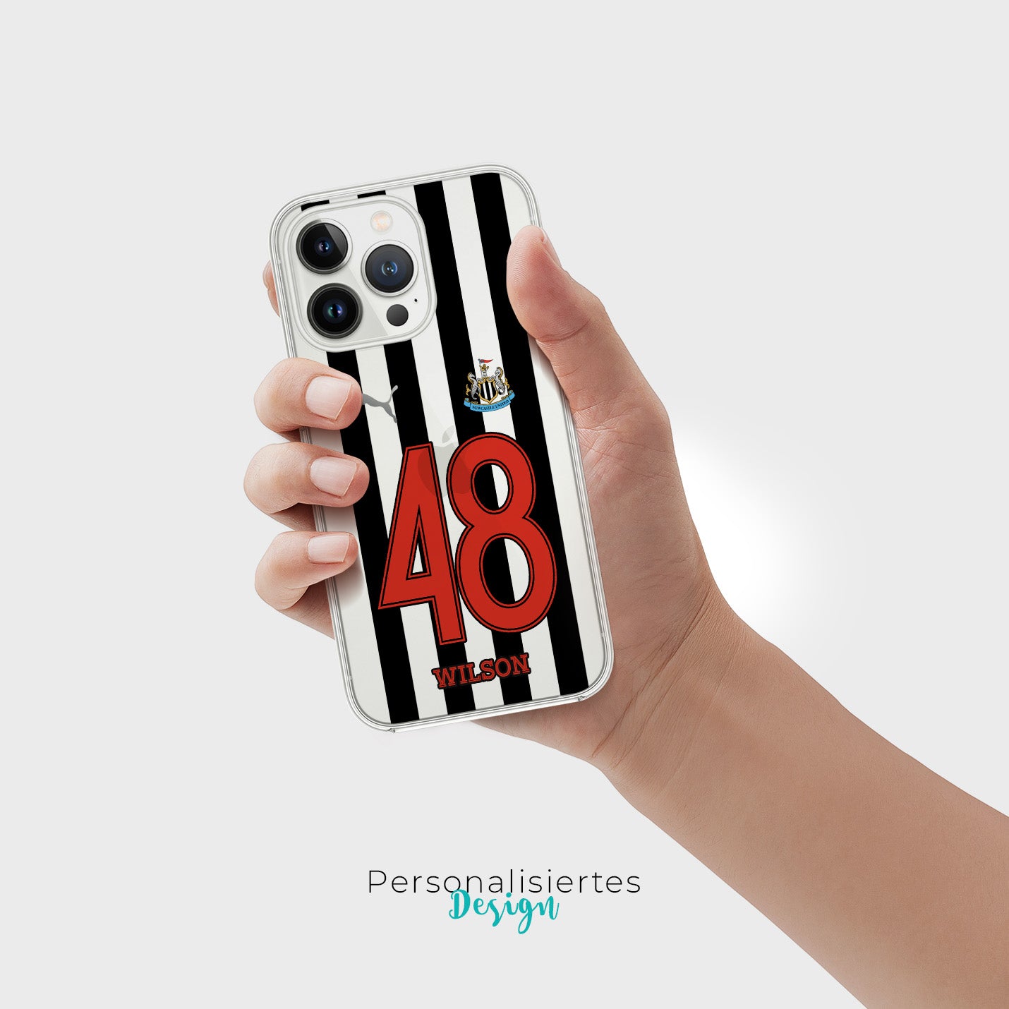 Personalisierte Newcastle United Handyhülle - 1instaphone