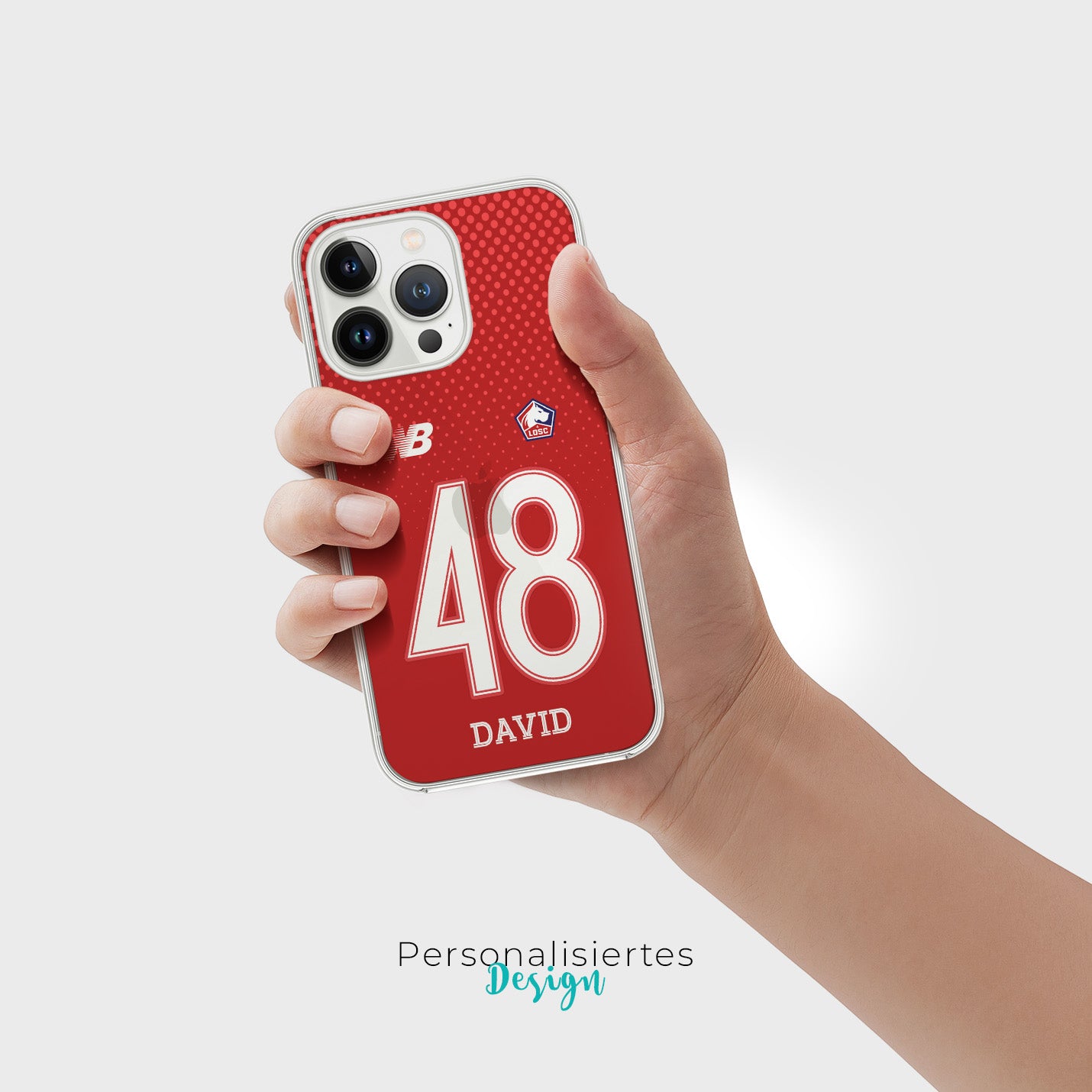 Personalisierte LOSC Lille Handyhülle - 1instaphone