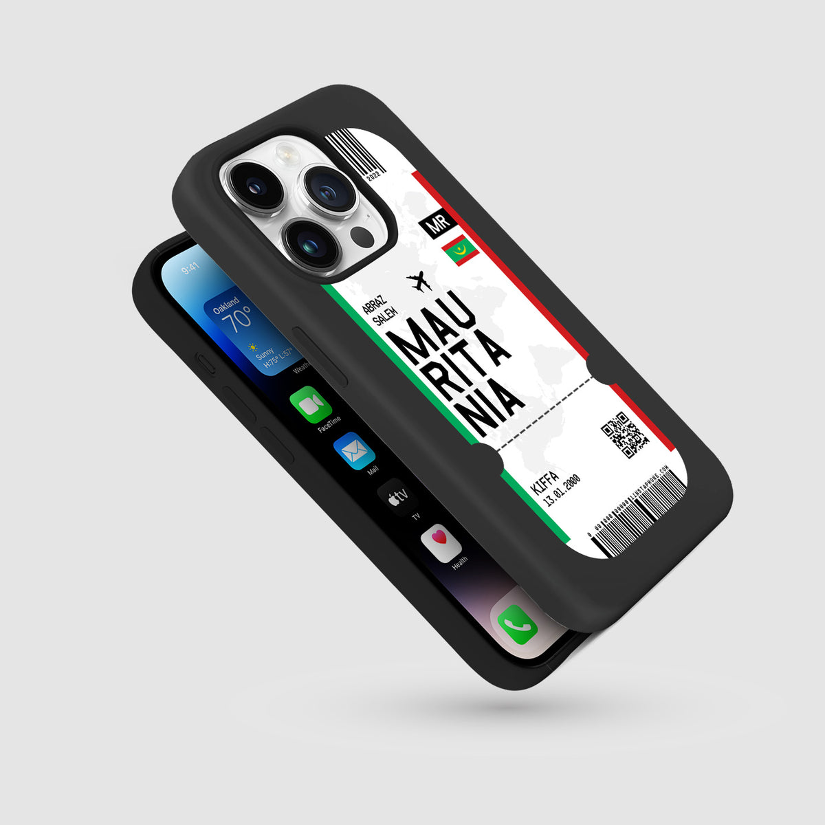 Handyhülle im Ticket Design - Mauretanien - 1instaphone