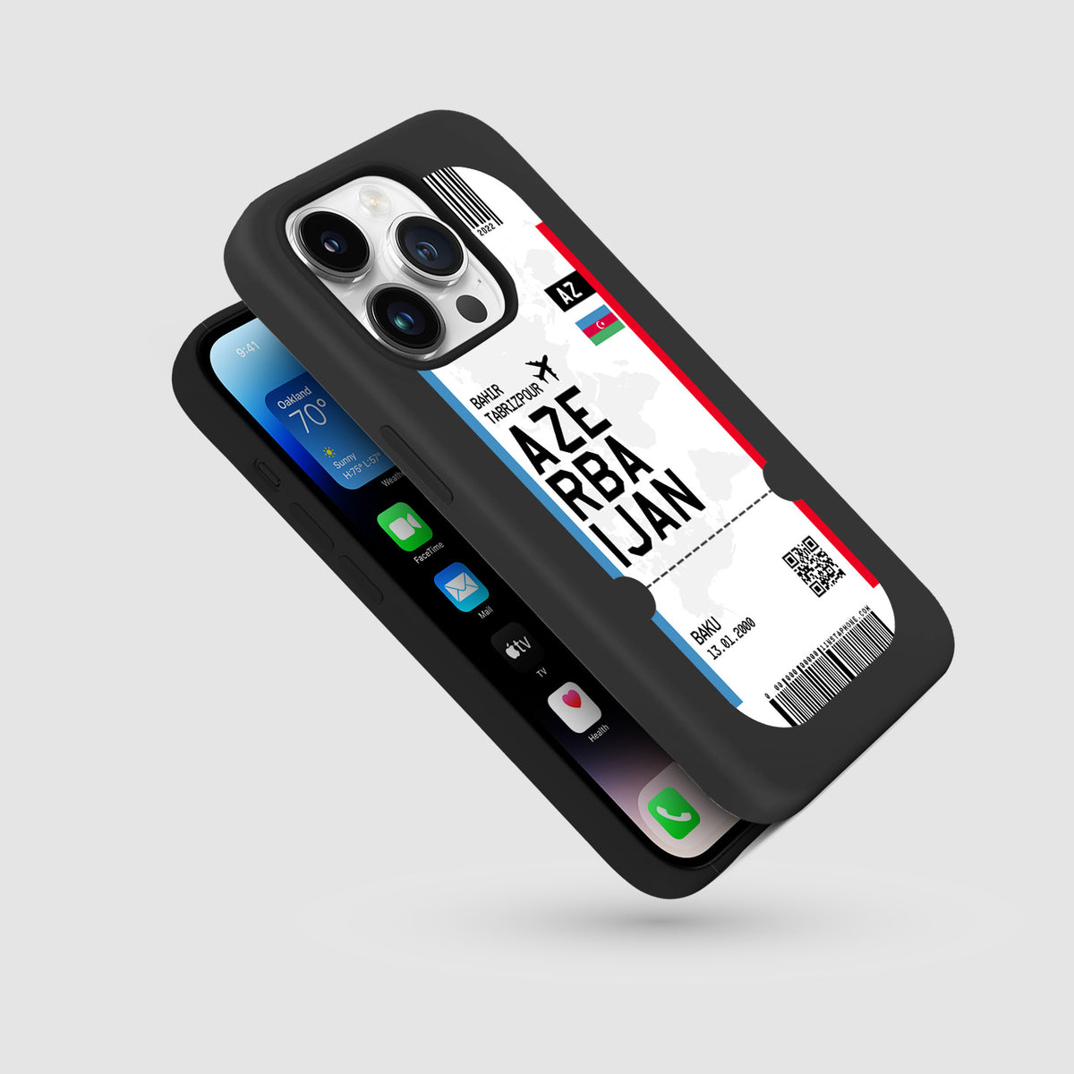 Handyhülle im Ticket Design - Aserbaidschan - 1instaphone