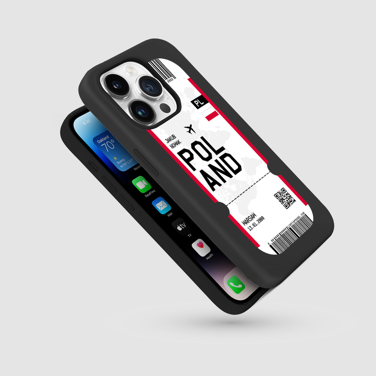 Handyhülle im Ticket Design - Polen - 1instaphone