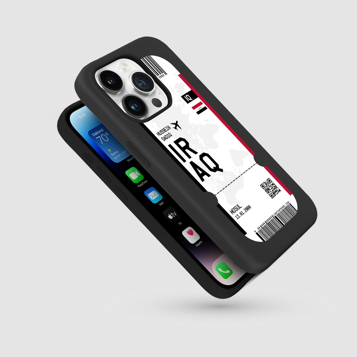 Handyhülle im Ticket Design - Irak - 1instaphone