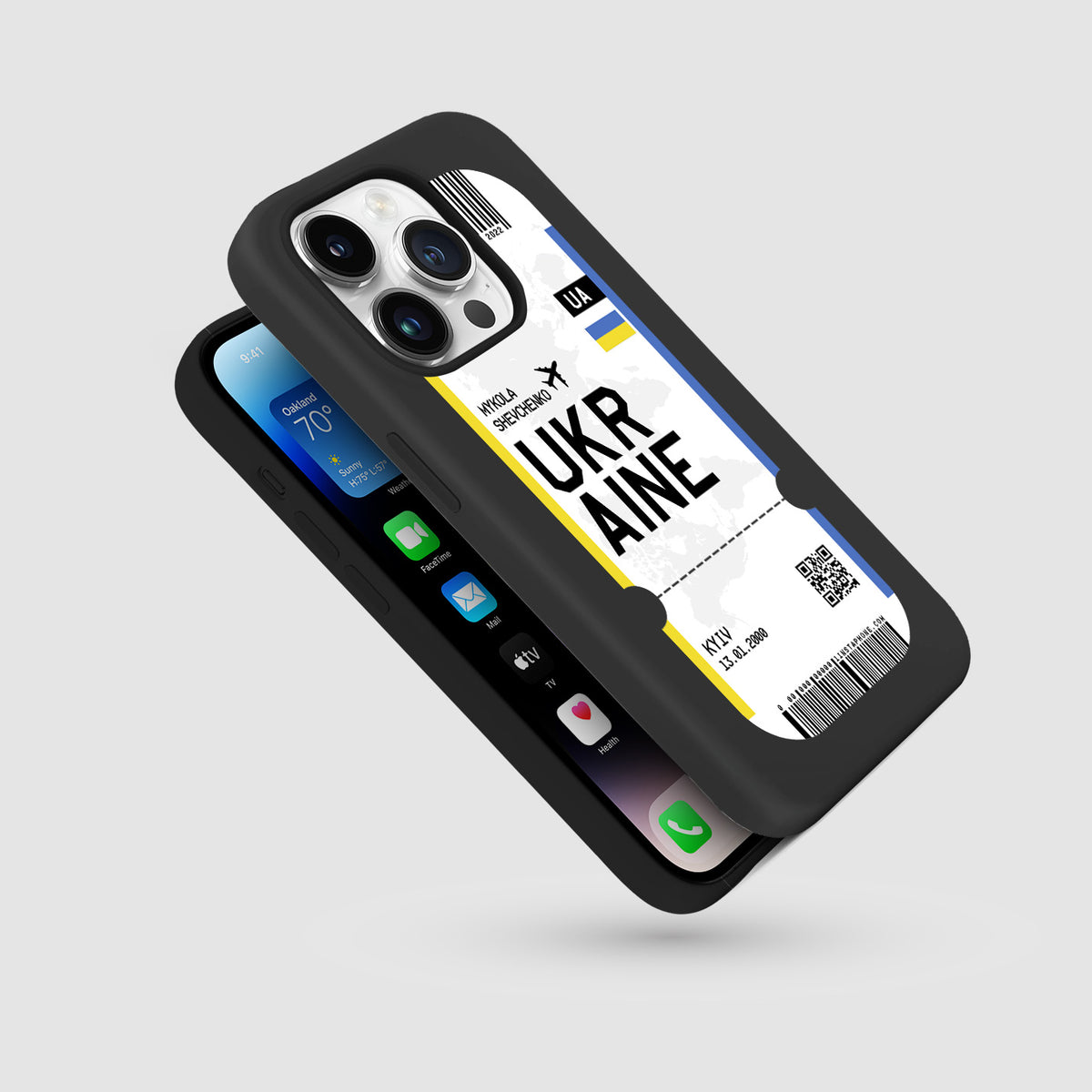 Handyhülle im Ticket Design - Ukraine - 1instaphone
