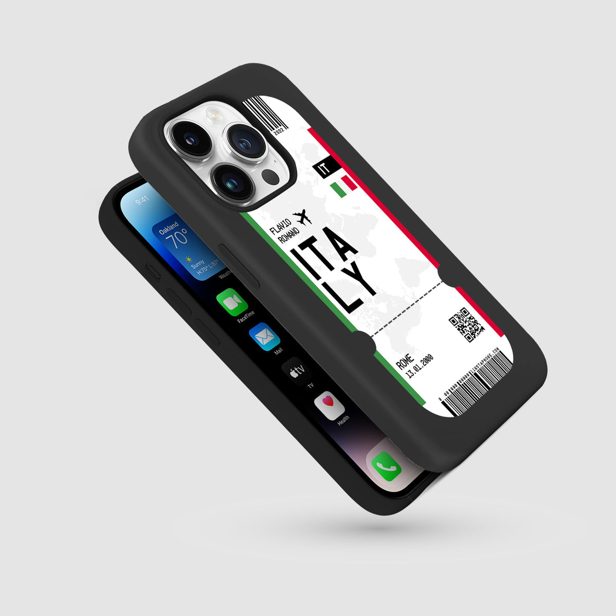 Handyhülle im Ticket Design - Italien - 1instaphone