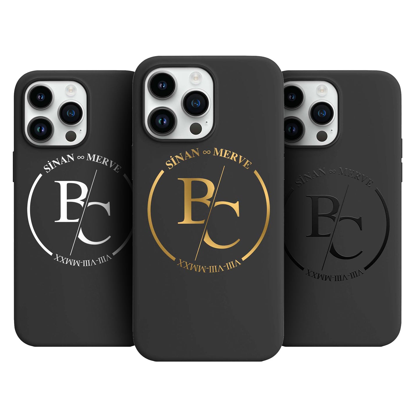 Round Couple Case - 1instaphone