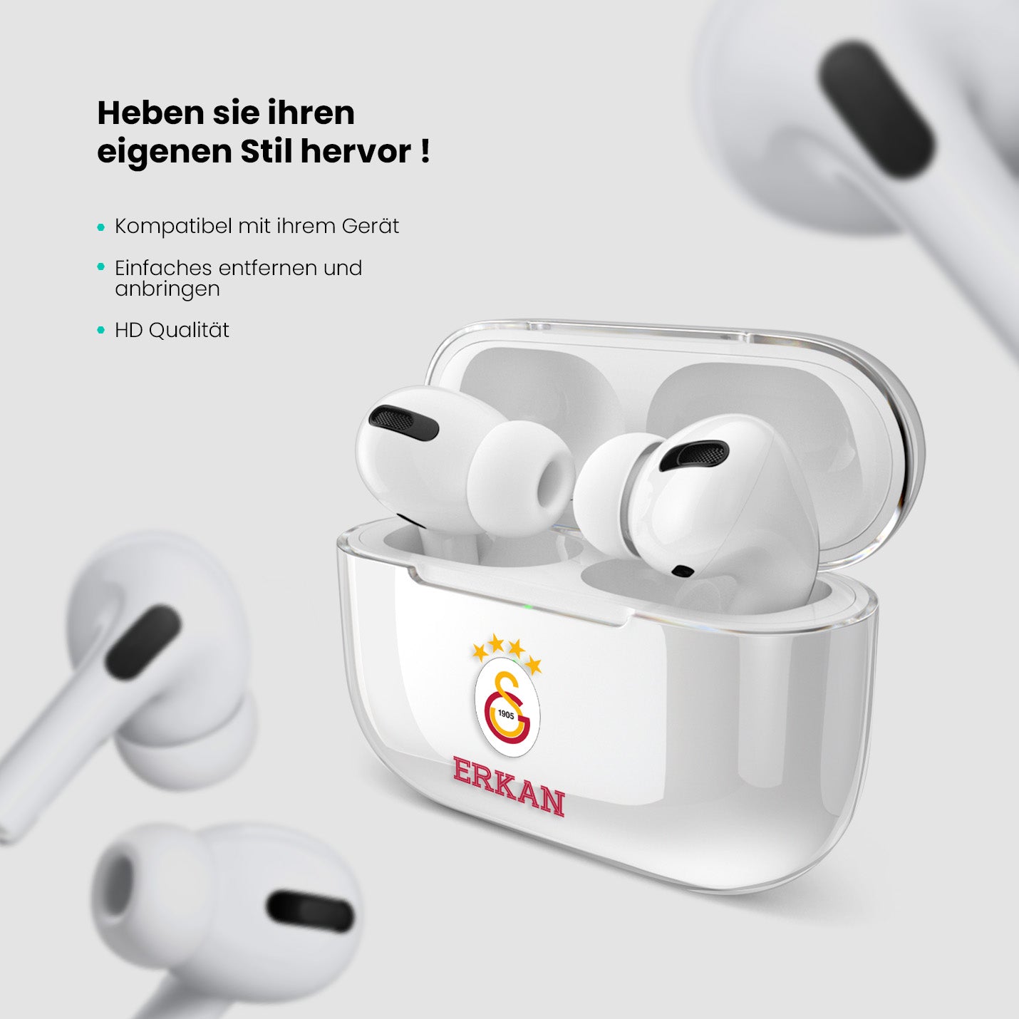 Airpods Hüllen - Galatasaray - 1instaphone