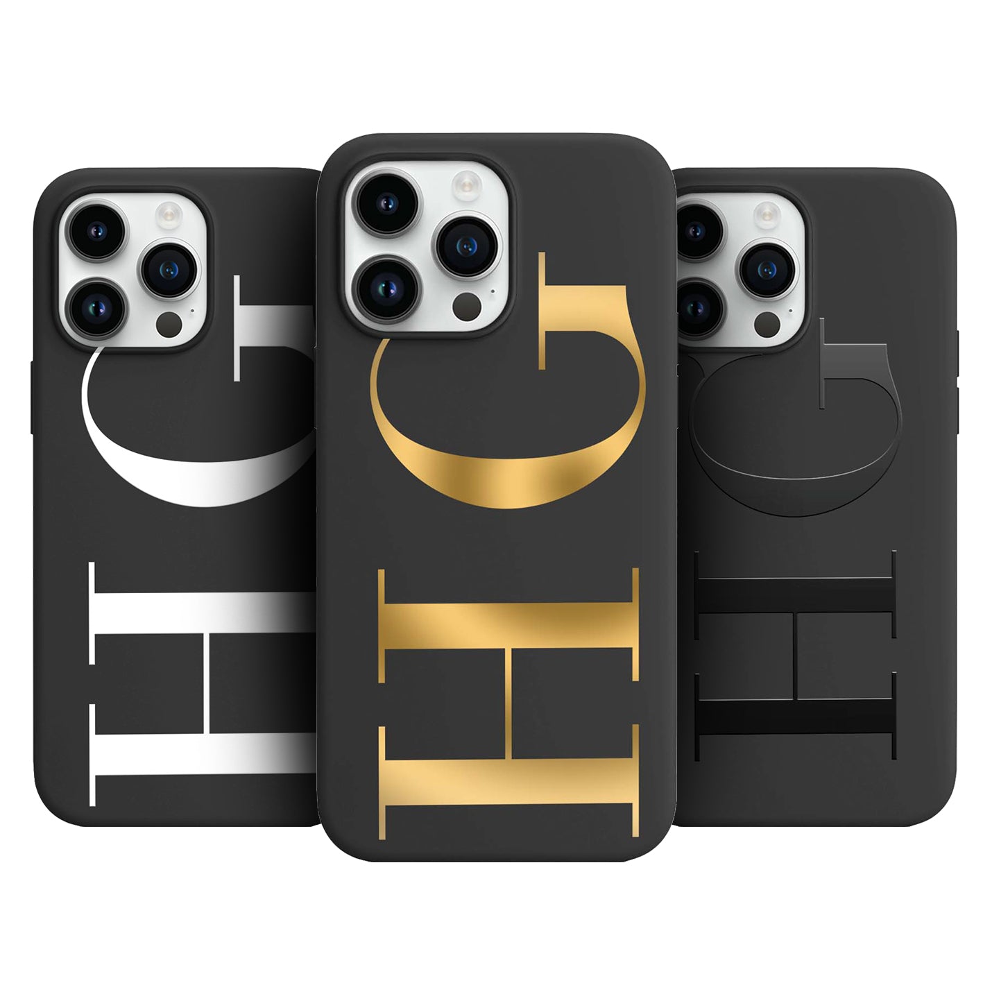 Personalisierte Handyhülle mit Buchstaben 3D - 1instaphone