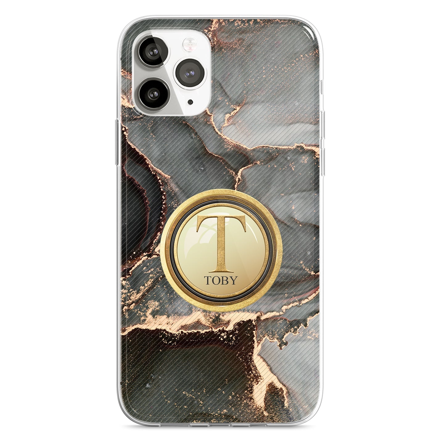 Dream Pattern Personalisierte Handyhülle BLACK GOLD - 1instaphone