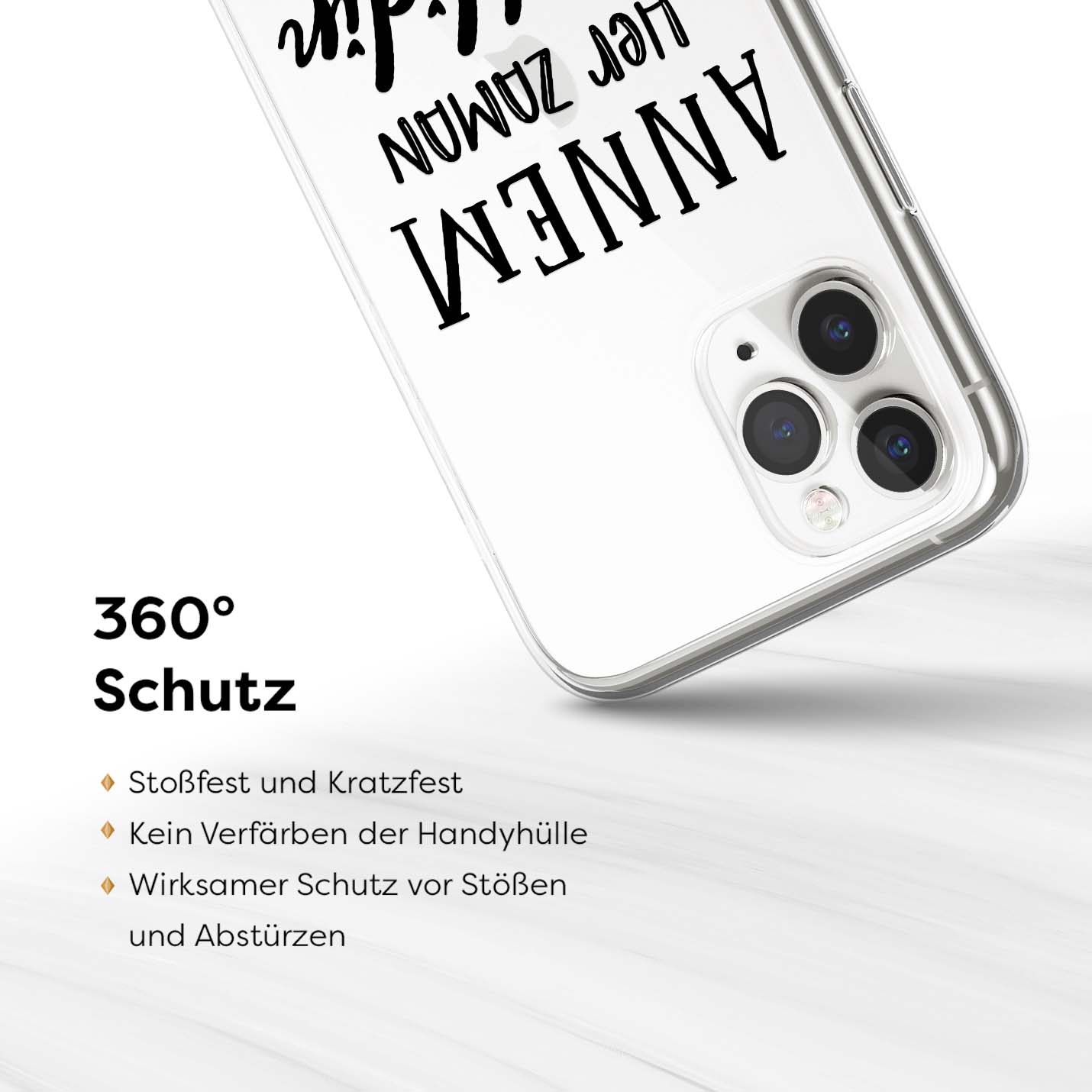 Handyhülle Anne - Annem herzaman haklidir - 1instaphone