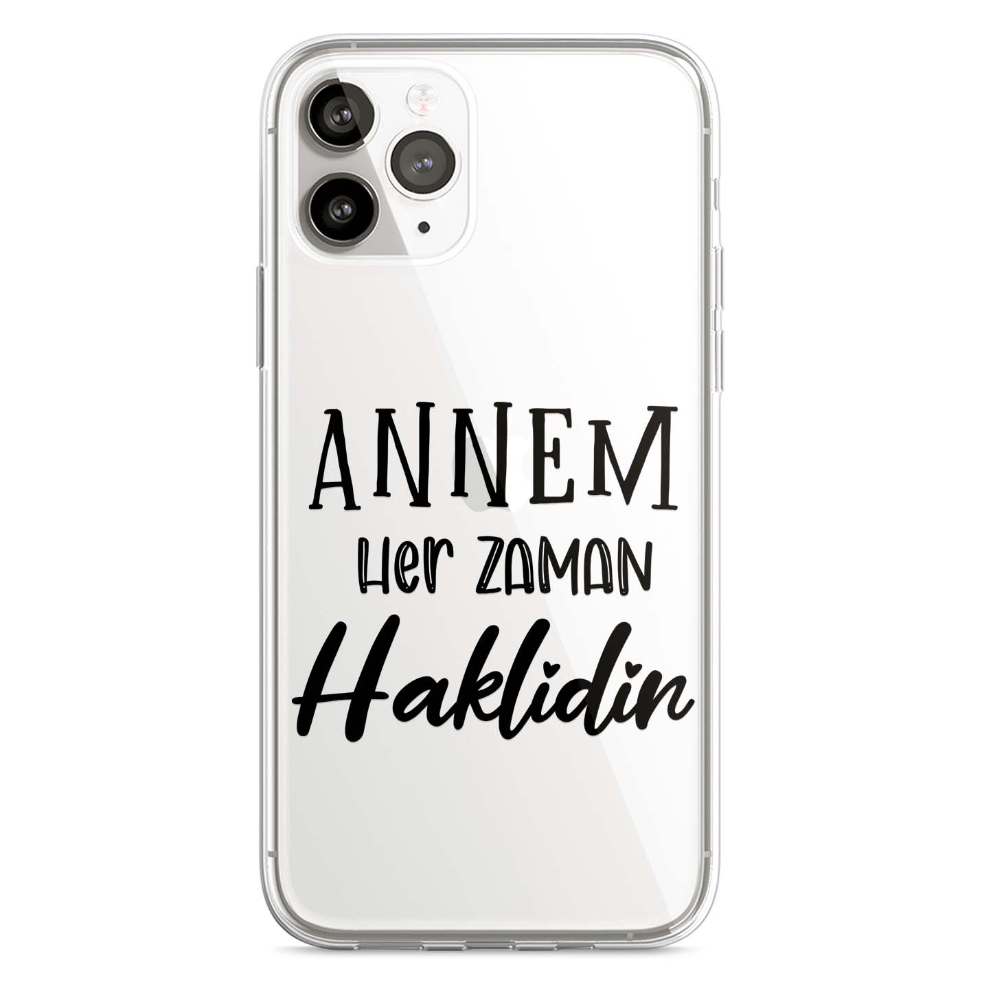 Handyhülle Anne - Annem herzaman haklidir - 1instaphone