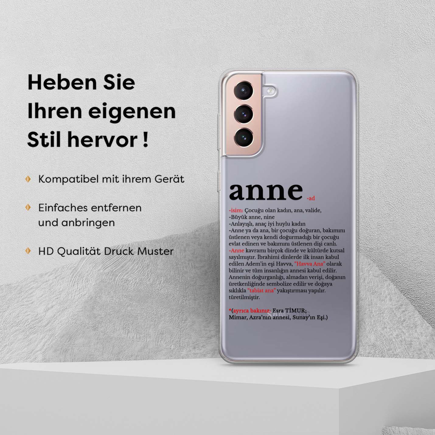 Handyhülle Anne - Definition - 1instaphone