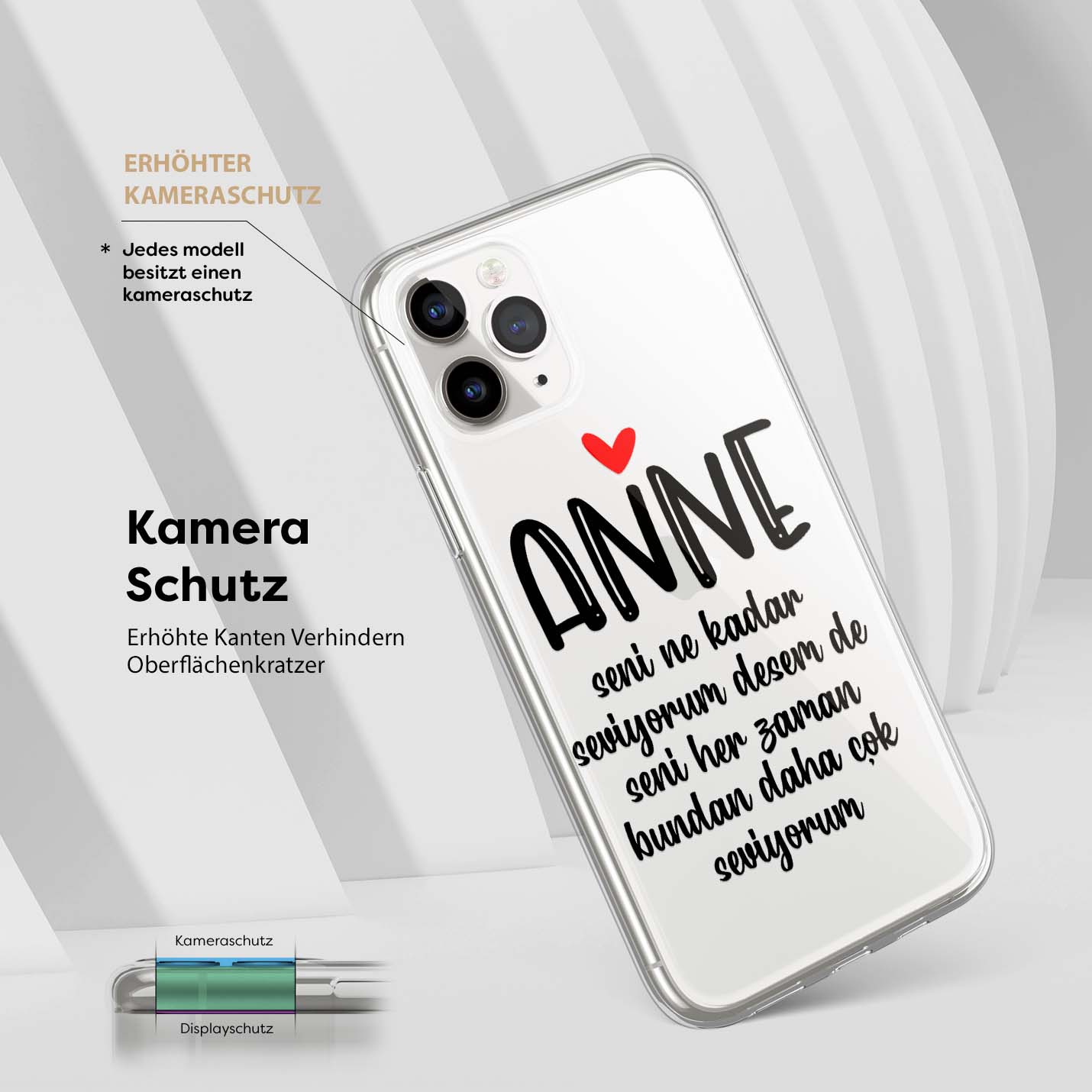 Handyhülle Anne - Seni Seviyorum - 1instaphone