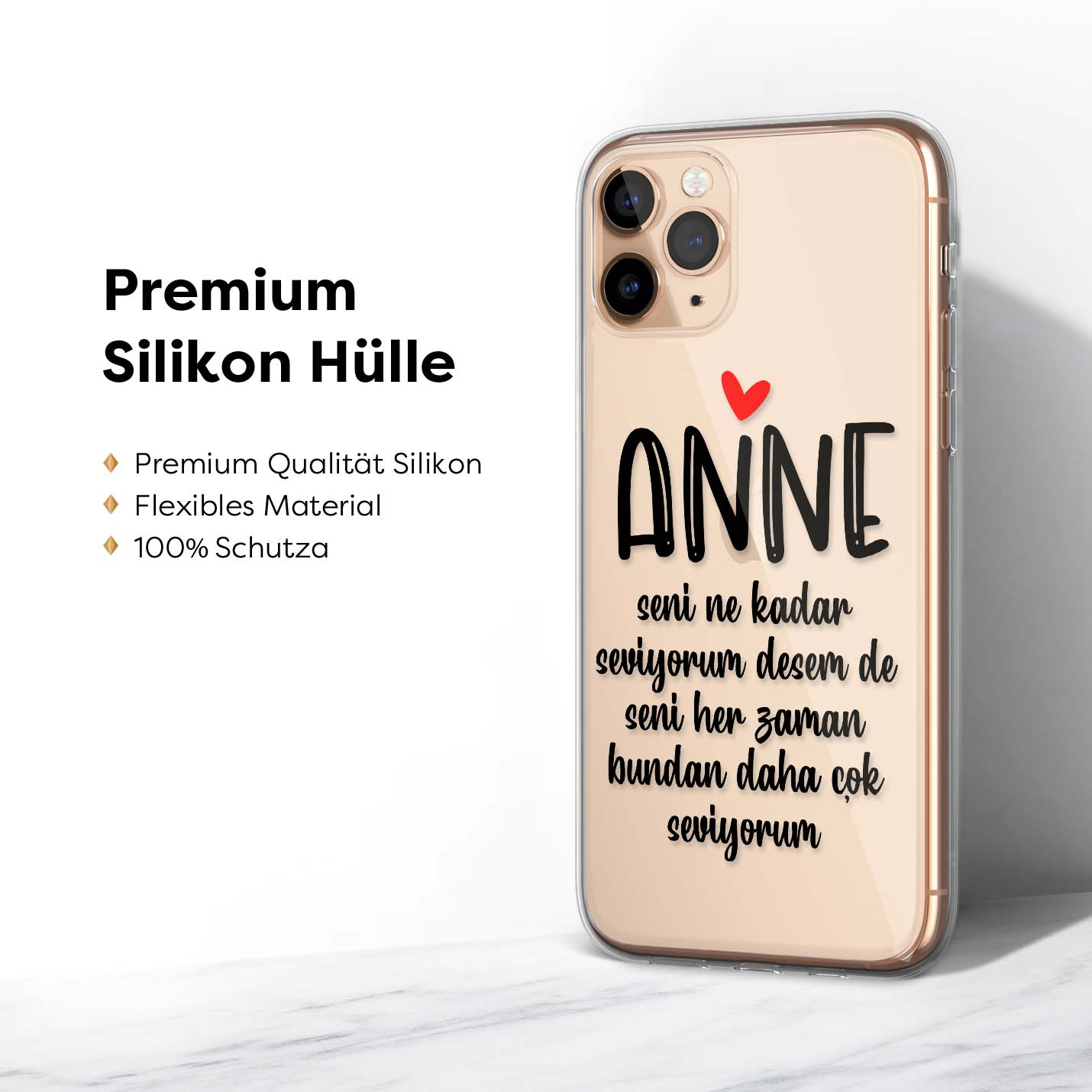 Handyhülle Anne - Seni Seviyorum - 1instaphone