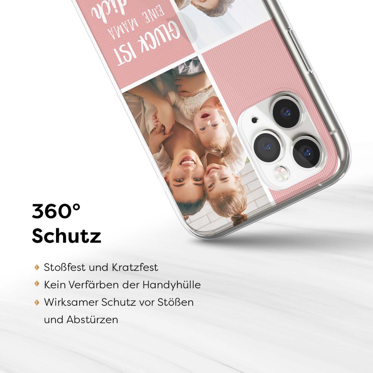 Handyhülle Mama - Bilder Collage - Glück - 1instaphone