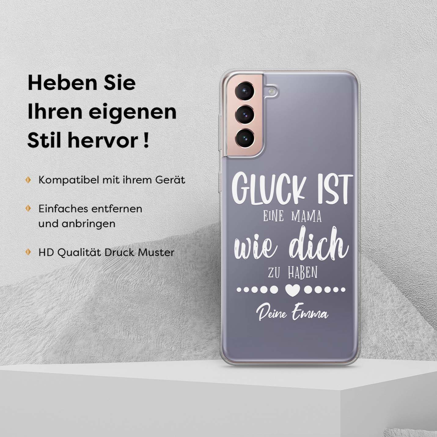 Handyhülle Mama - Glück - 1instaphone